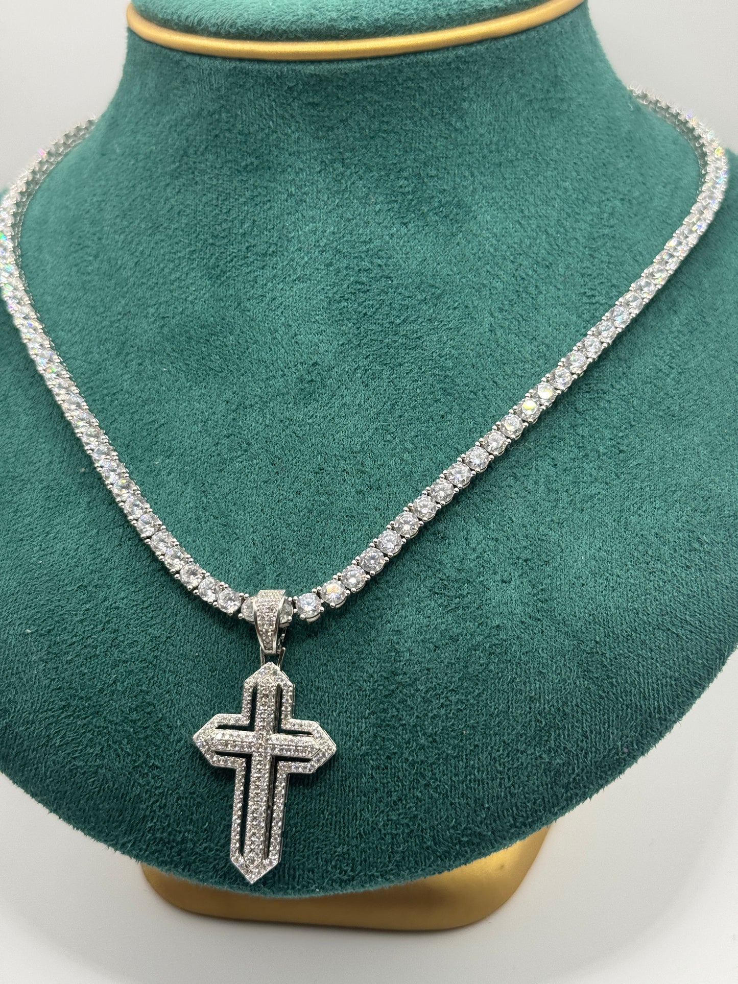 925 Silver ZC Chain – with cross ZC pendant