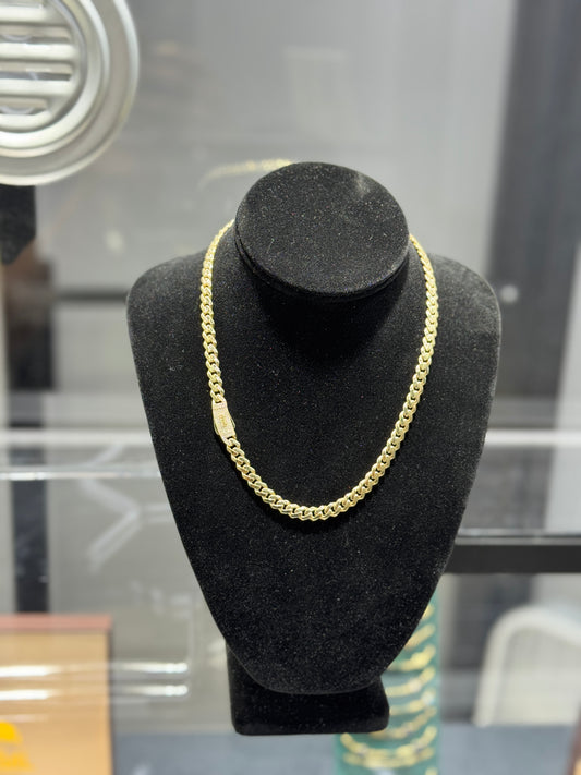 🔥 Dubai Semi Solid 14K Gold Chain – 16” / 16g / 6.5mm 🔥 for her