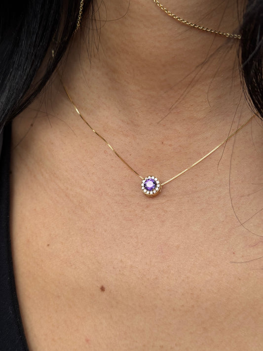 14k gold Box chain necklace for women 16” inches