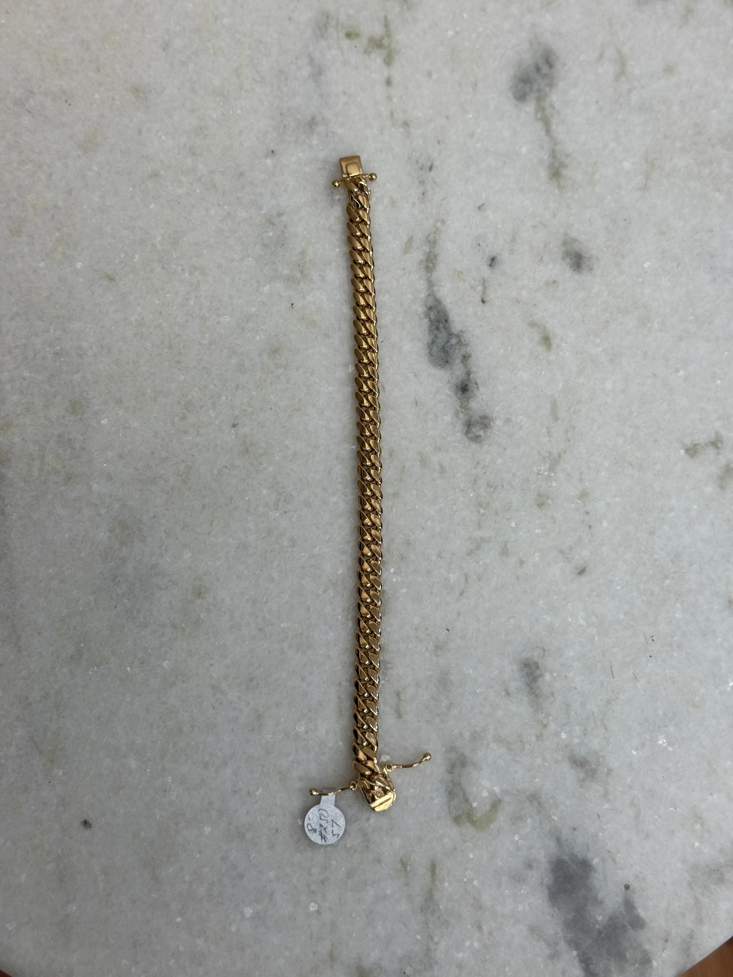 14K Solid Gold Cuban Link Bracelet for Men – Power and prestige