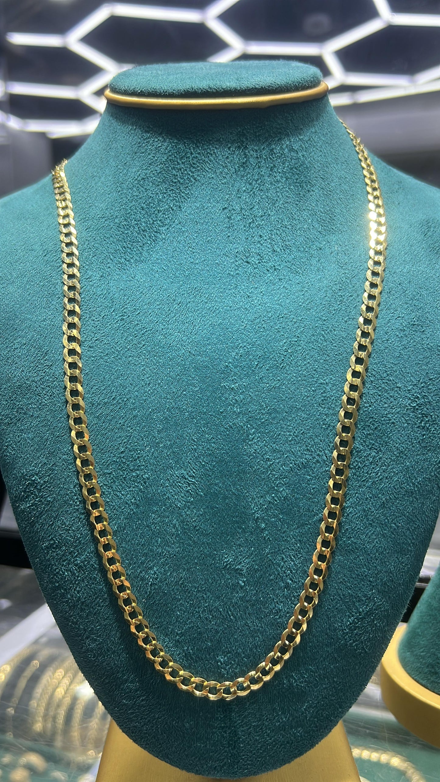 24inch 14k gold curb link