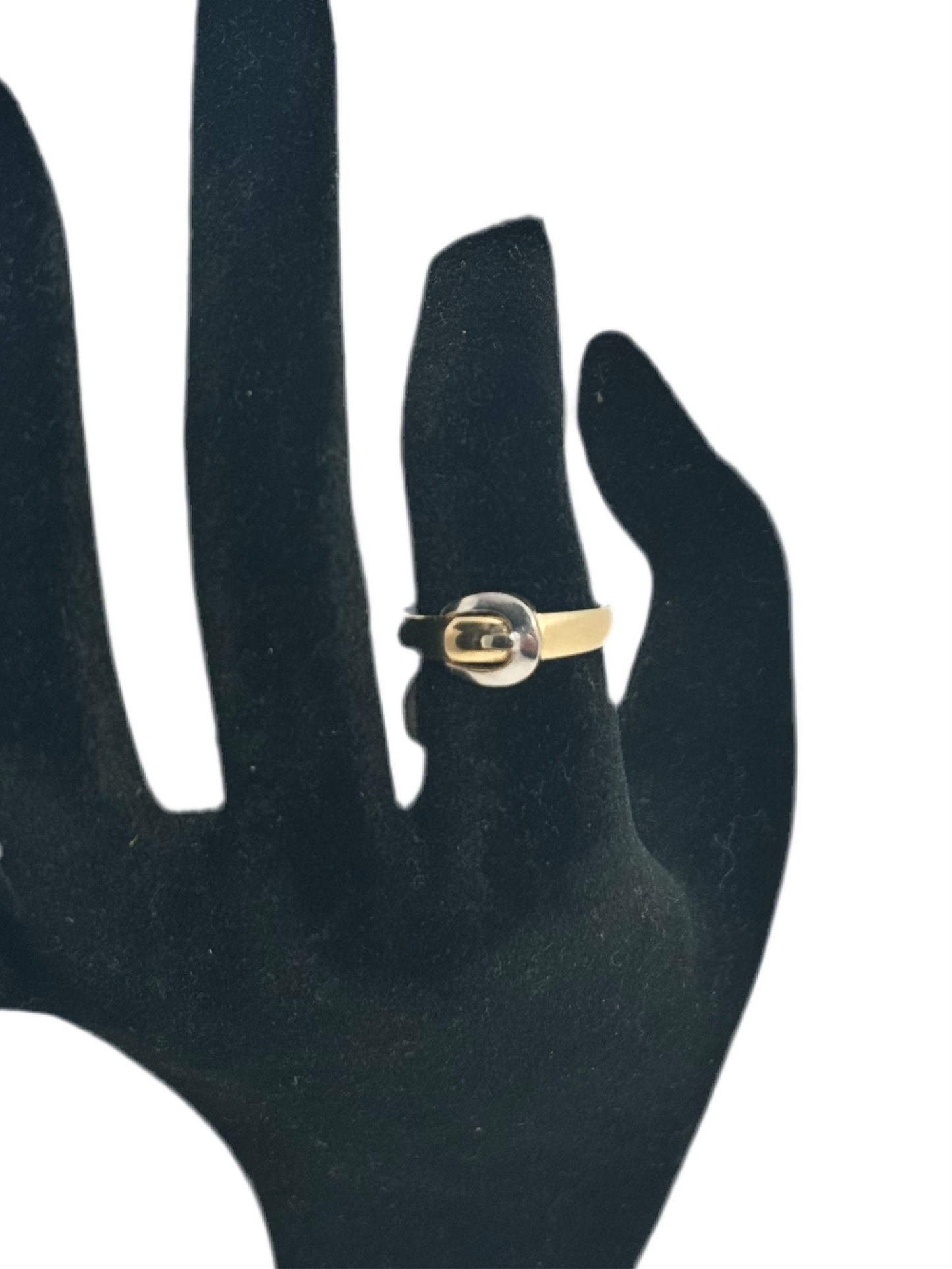 14k gold Belt buckle ring