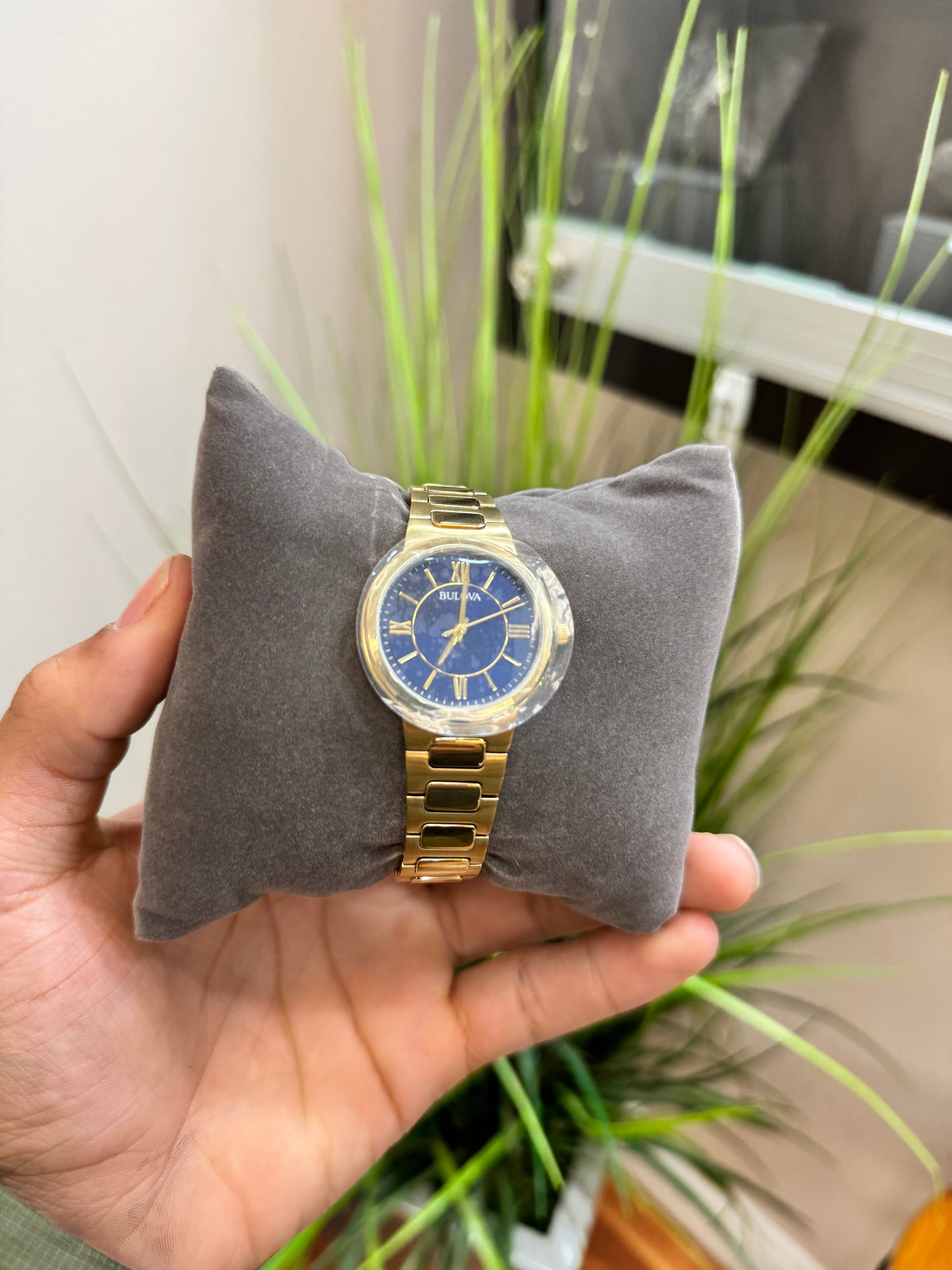 Bulova Women's Classic Blue Dial Watch - 97L165