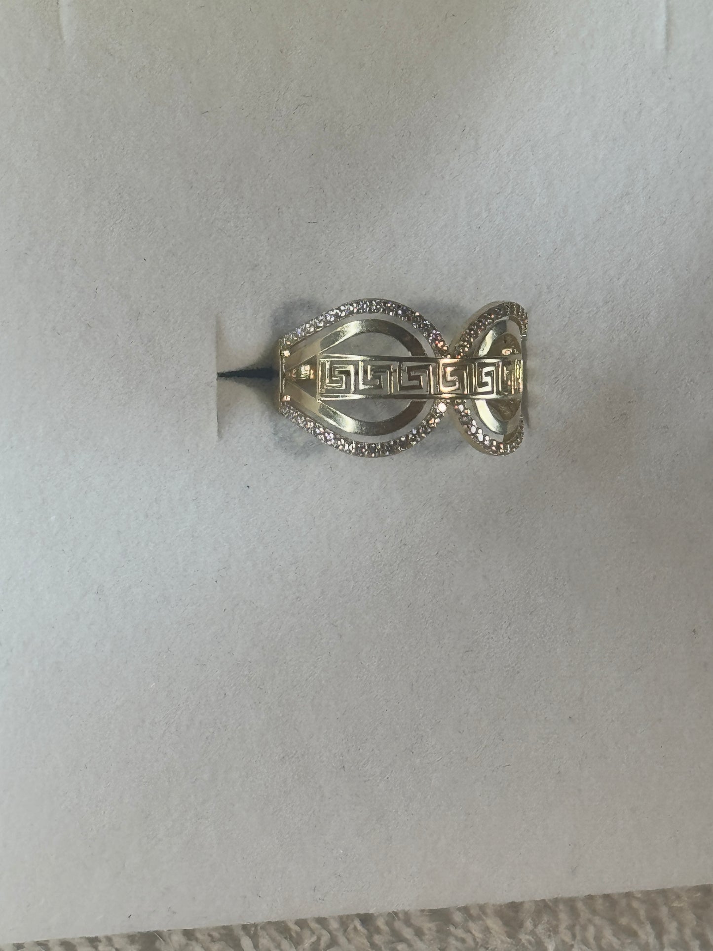 14K Gold Infinity Ring for women