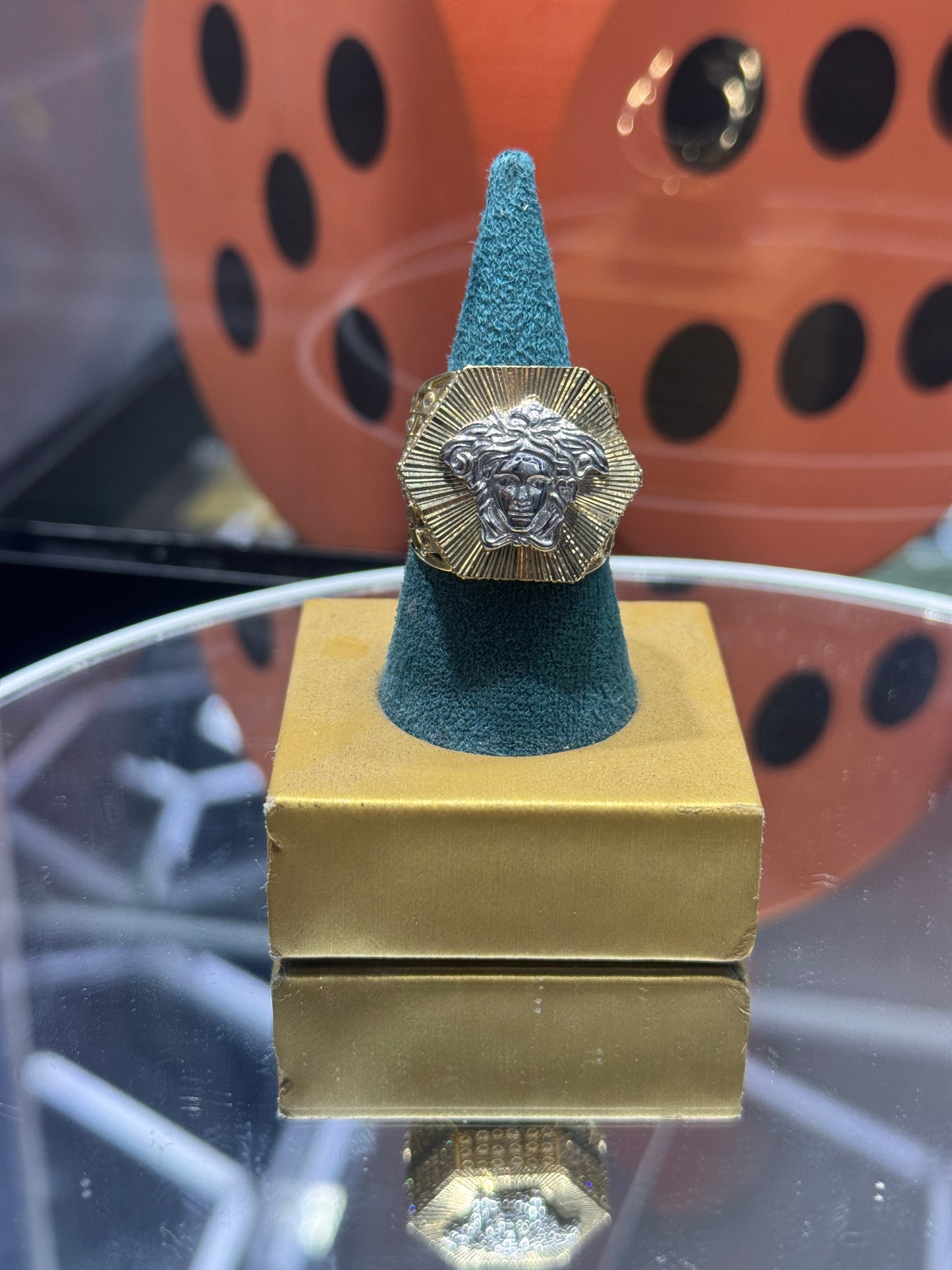 14K Gold Medusa Ring for men size 10.5” – Bold Power & Timeless Style