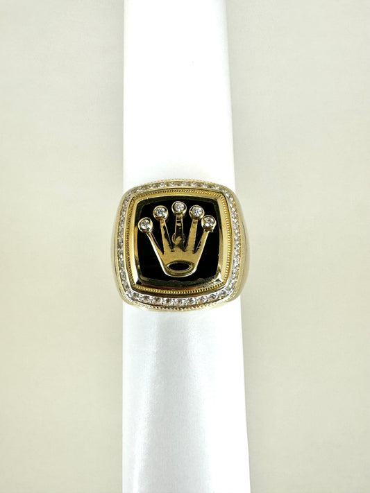 14K Gold Men’s Ring – Bold & Refined