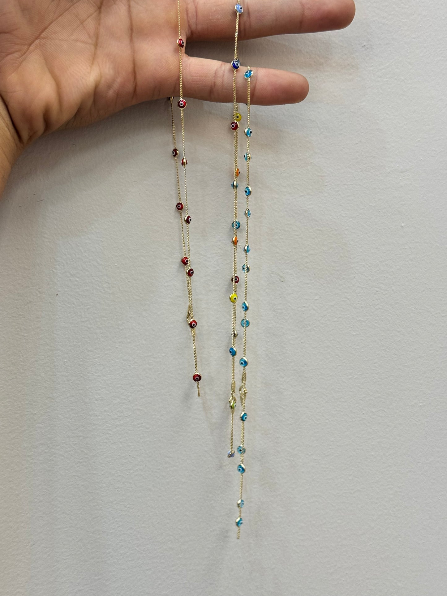 16”inch Evil Eye 14k gold chain necklace for woman