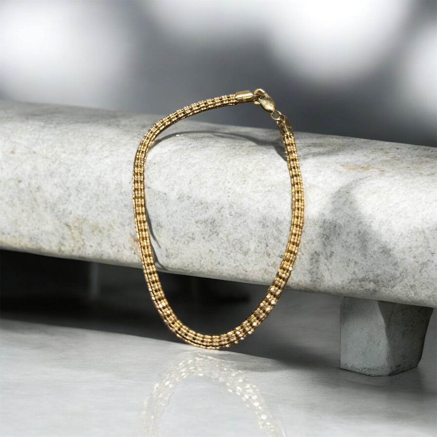 14K Gold Ice Chain & Bracelet Bundle – for men