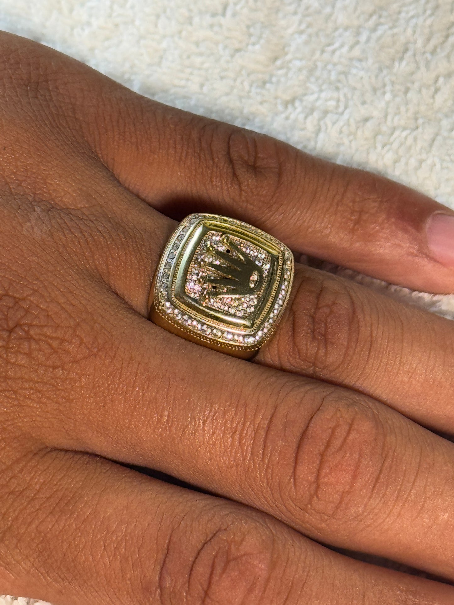 14k gold Luxury ring for men size 9