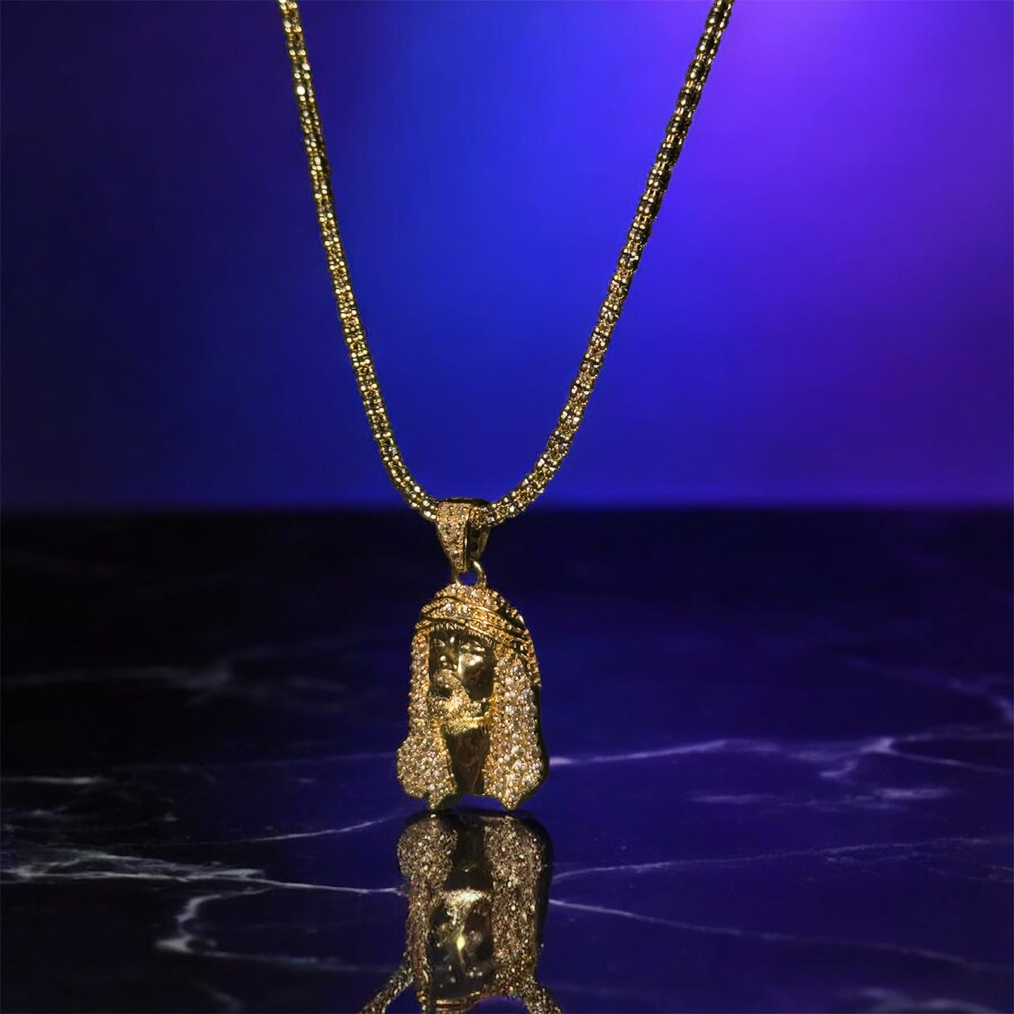 14K Gold Ice Chain & Bracelet Bundle – for men