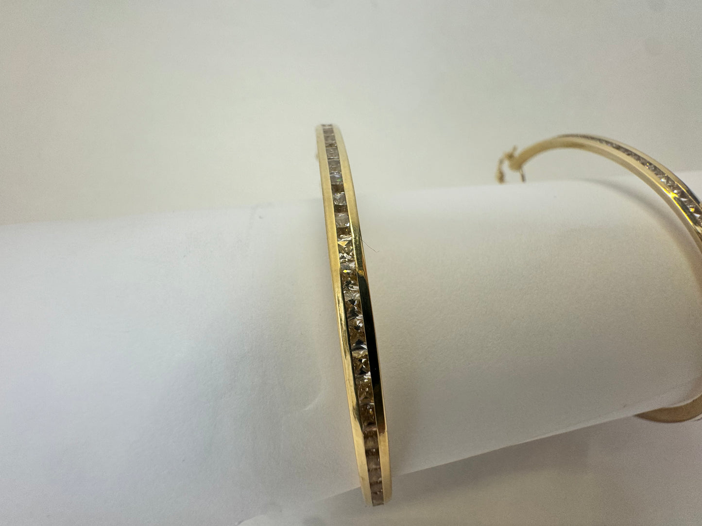 14K Gold Circle Earrings