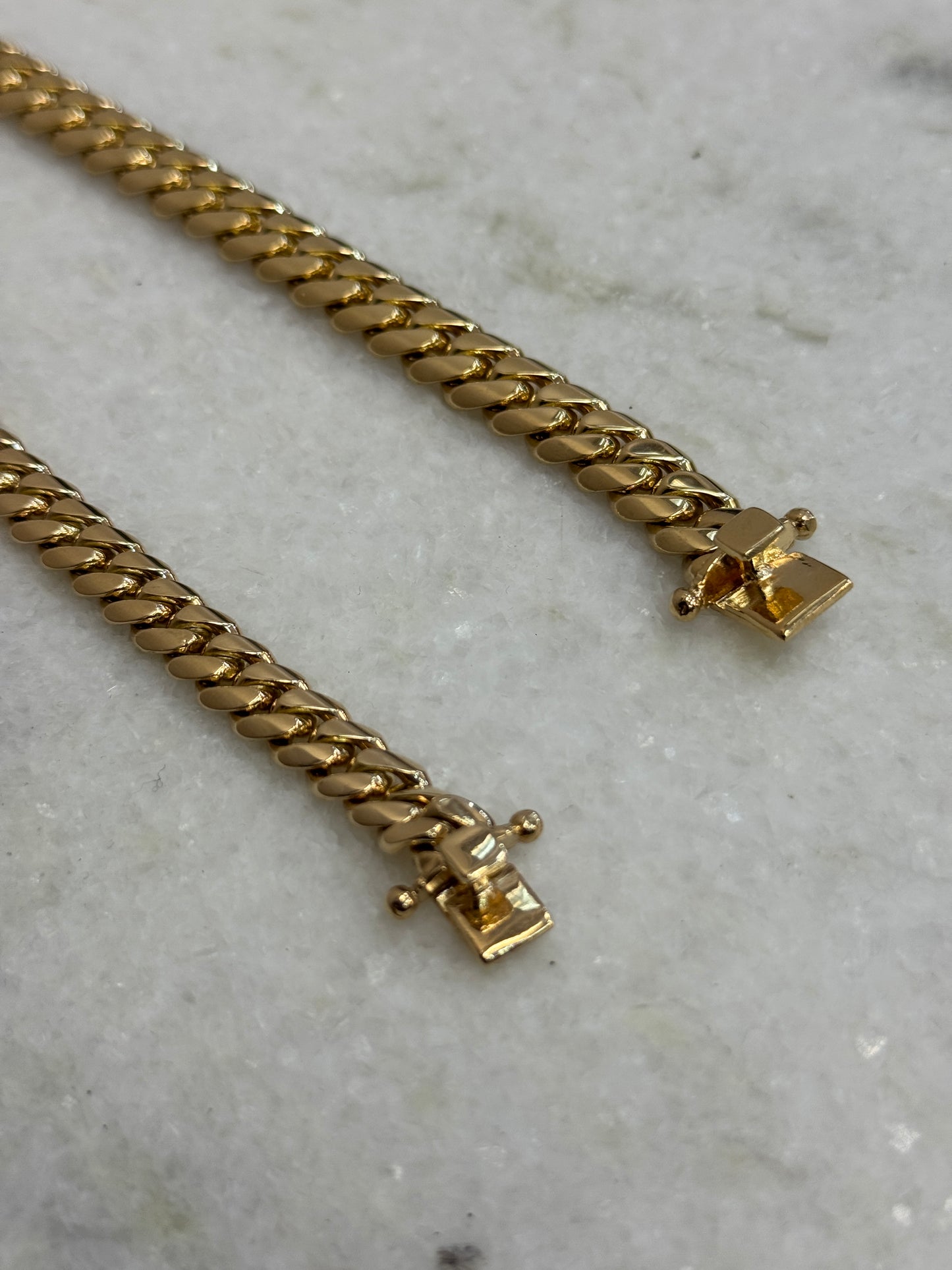 14K Solid Gold Cuban Link Bracelet for Men – Power and prestige
