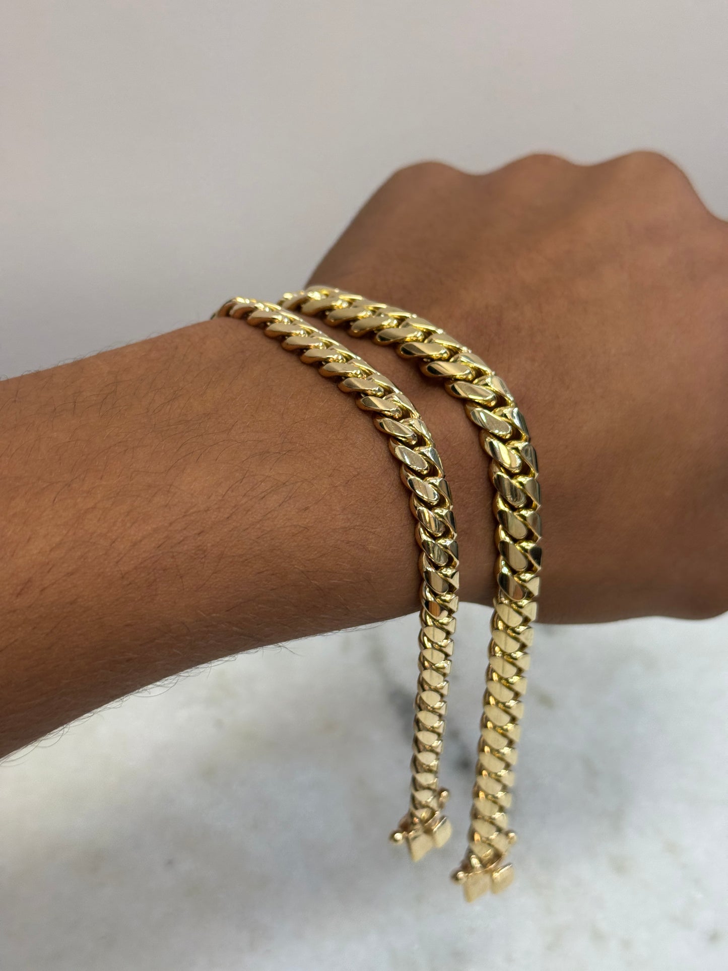 14K Solid Gold Cuban Link Bracelet for Men – Power and prestige