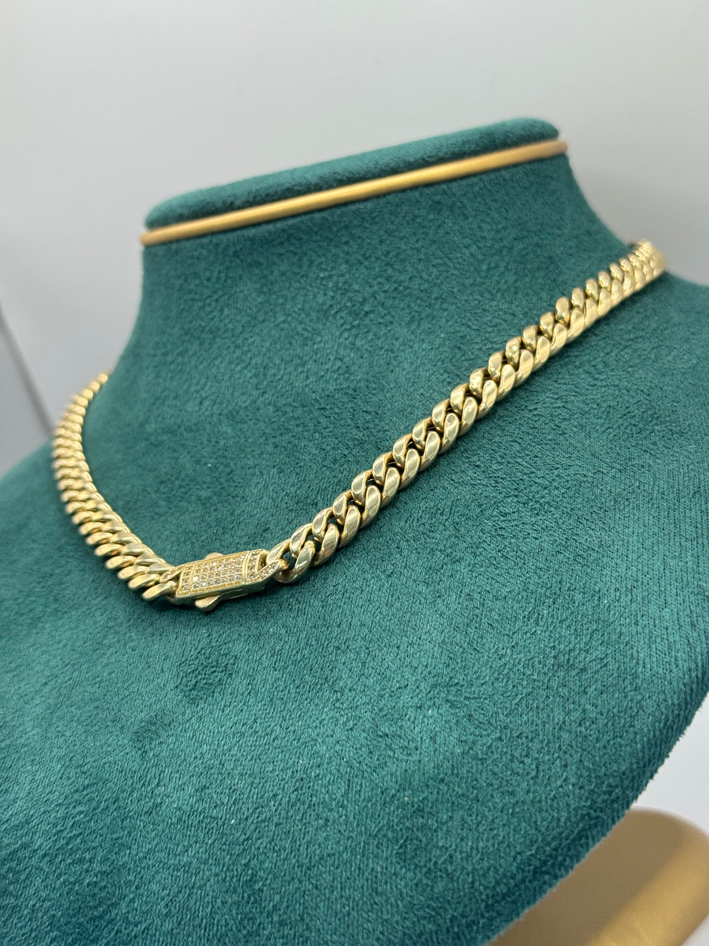 14K Gold Choker Necklace for Women – 7mm | 16” Long