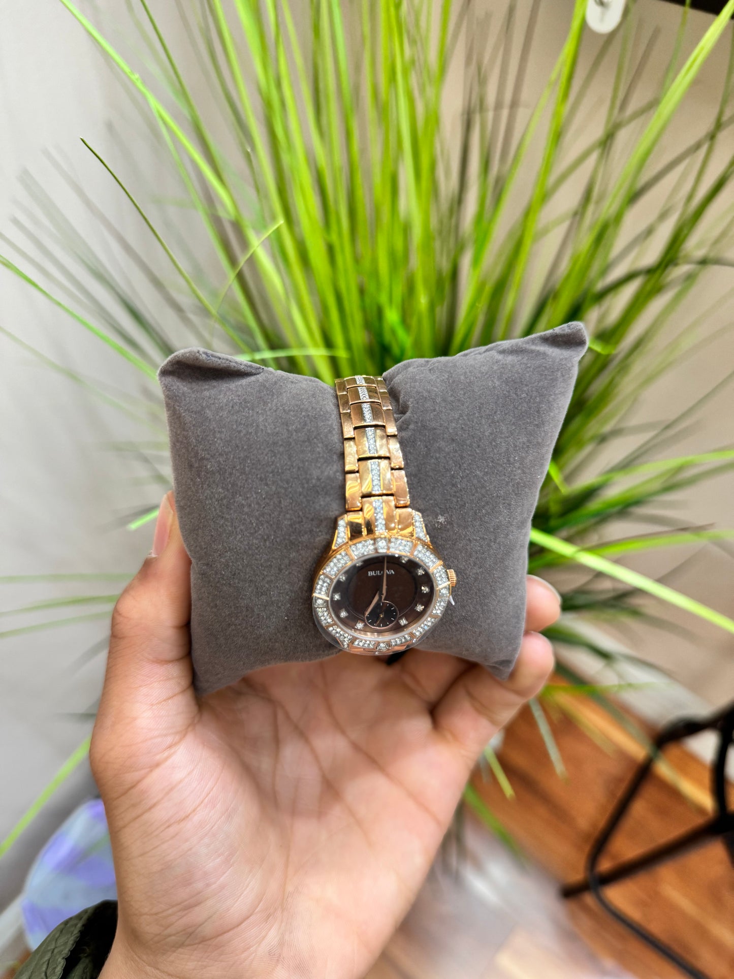 Bulova
Women's Phantom Crystal & Rose Gold-Tone Stainless Steel Bracelet Watch 31mm