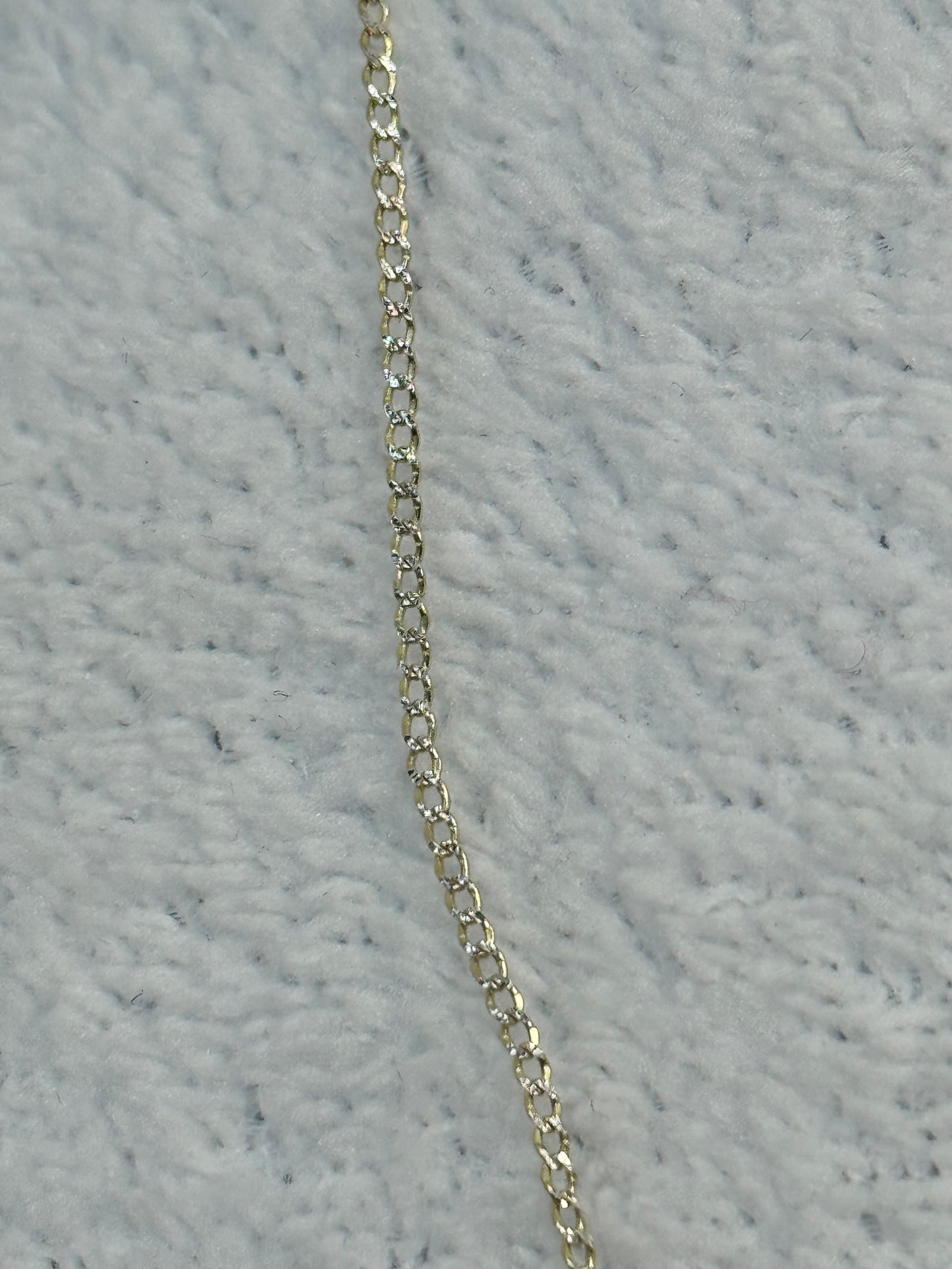 14k gold 16inch Curbed link chain