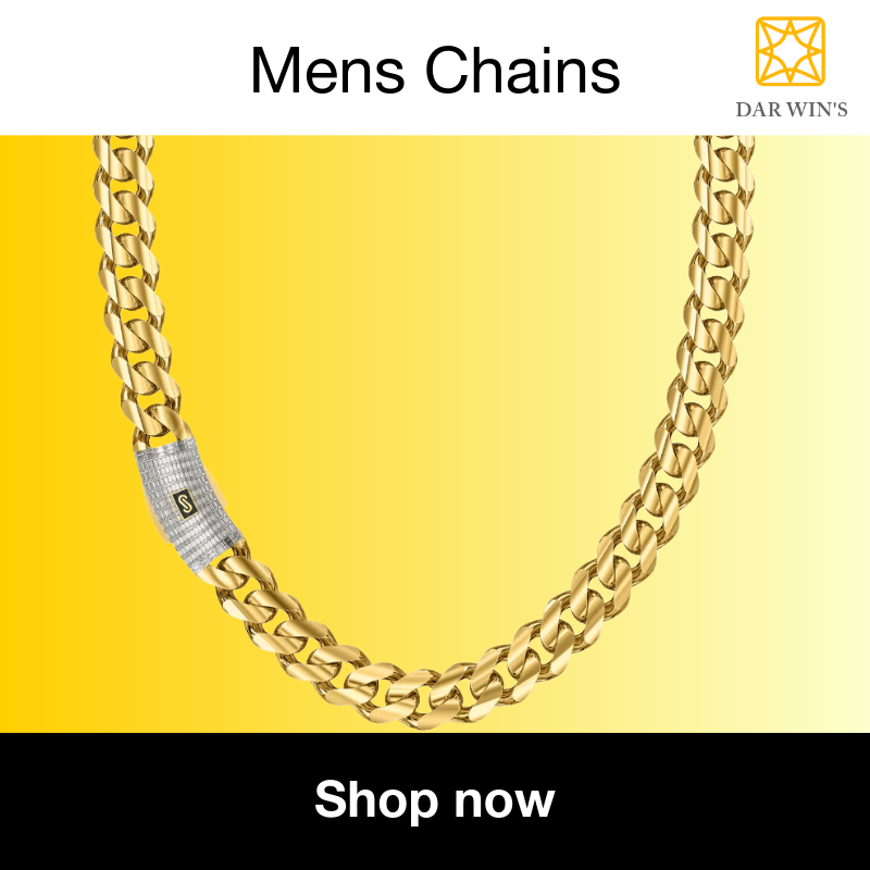 Men wearing necklace 