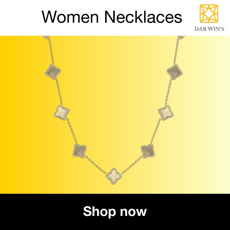 women with 14k gold necklace 
