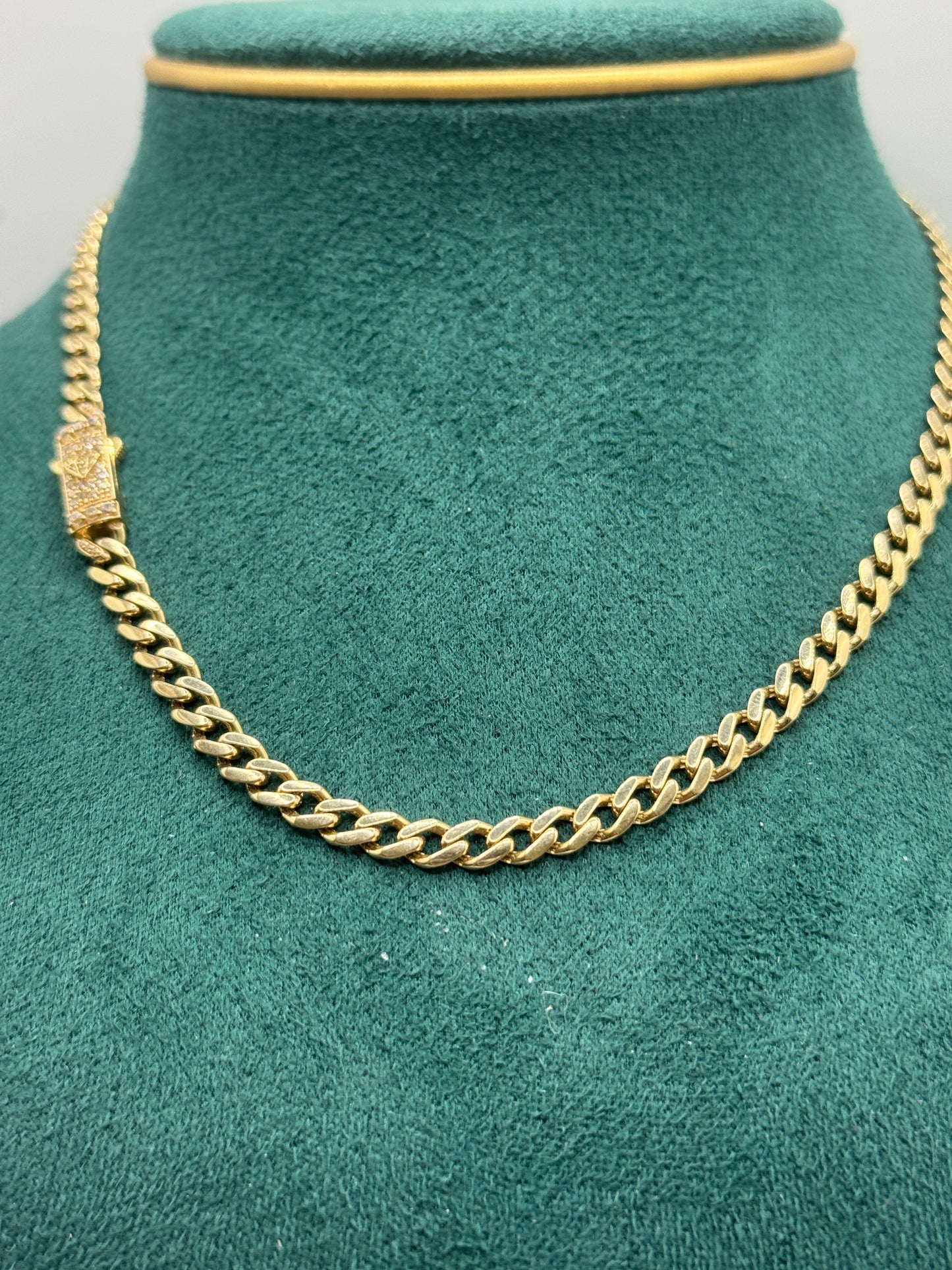14K Gold Choker – 16.5” | 4.9mm) for women