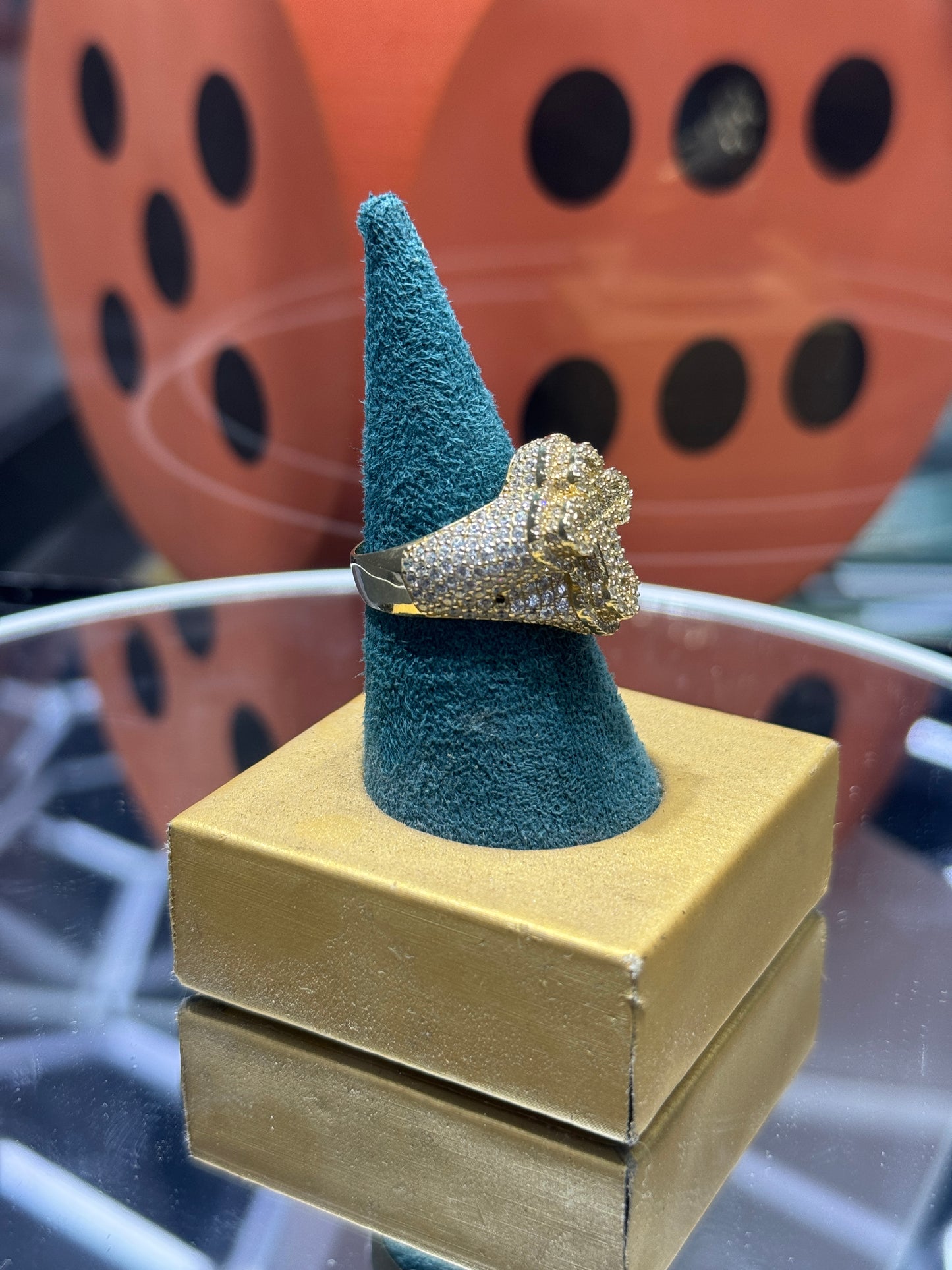 14K Gold Men’s Cross Ring – Faith Meets Bold Style