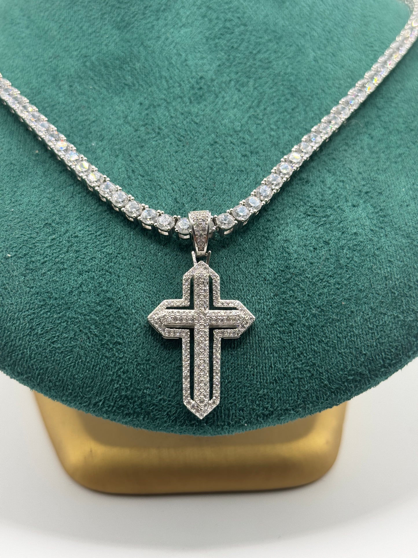 925 Silver ZC Chain – with cross ZC pendant