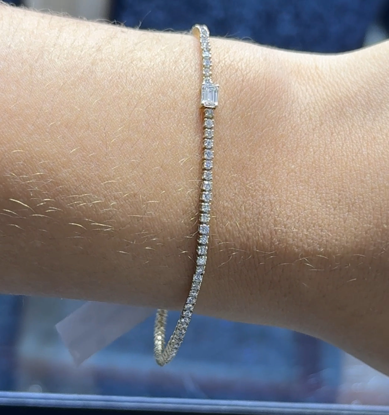 Diamond & 14k white gold  Bracelet for Women – Sparkling Elegance