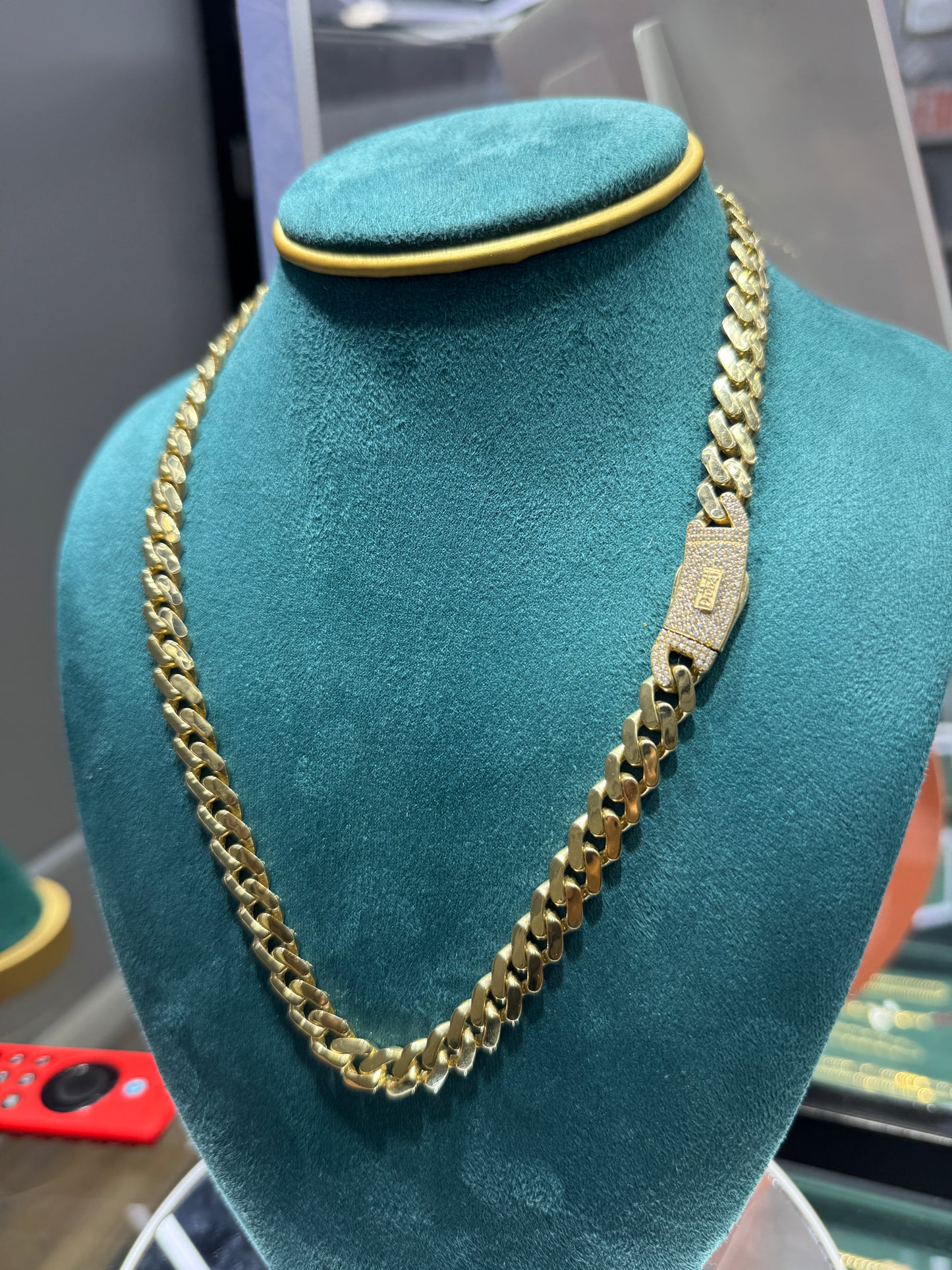 14K Gold 9mm Hollow Dubai Chain – 20” (Men’s)