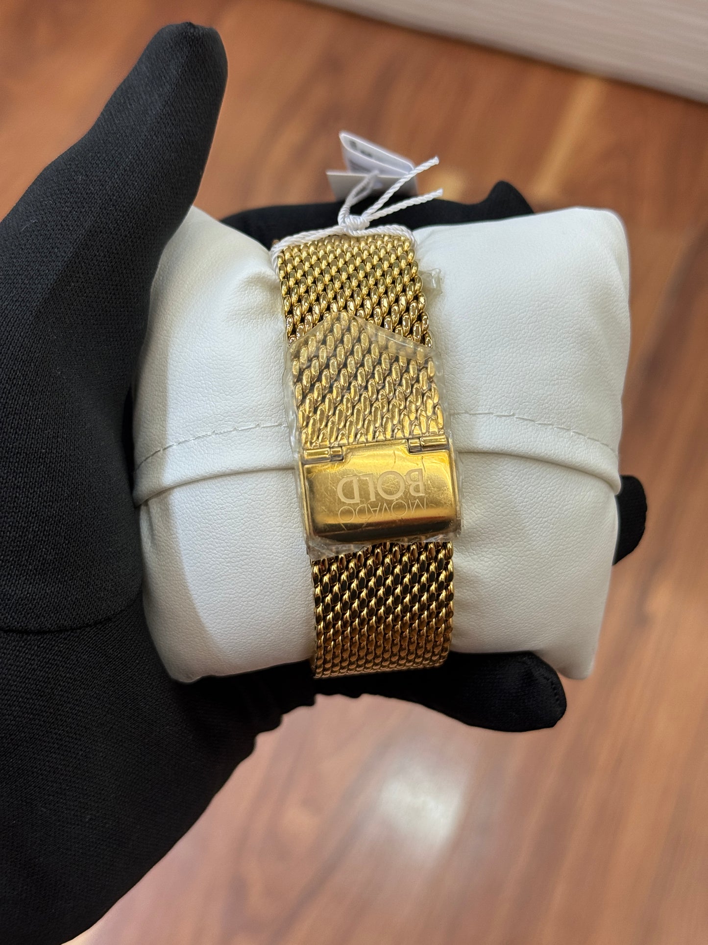 Movado Men’s Watch – Gold Dial | Swiss Precision & Timeless Luxury