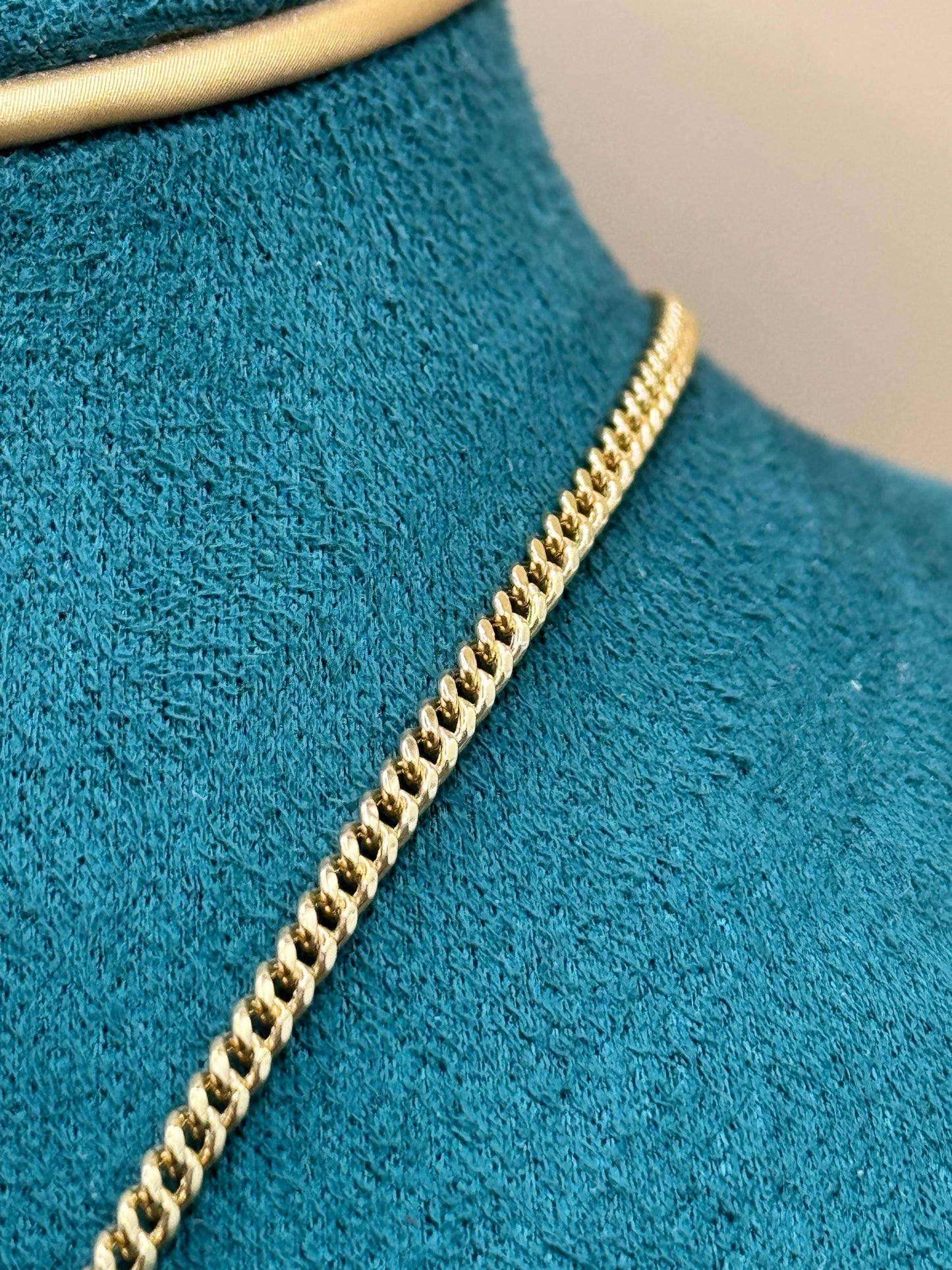 14K Gold Miami Cuban Link Chain 22” with Last Supper Pendant – Real Gold Necklace 10–13g, Religious Jewelry for Men