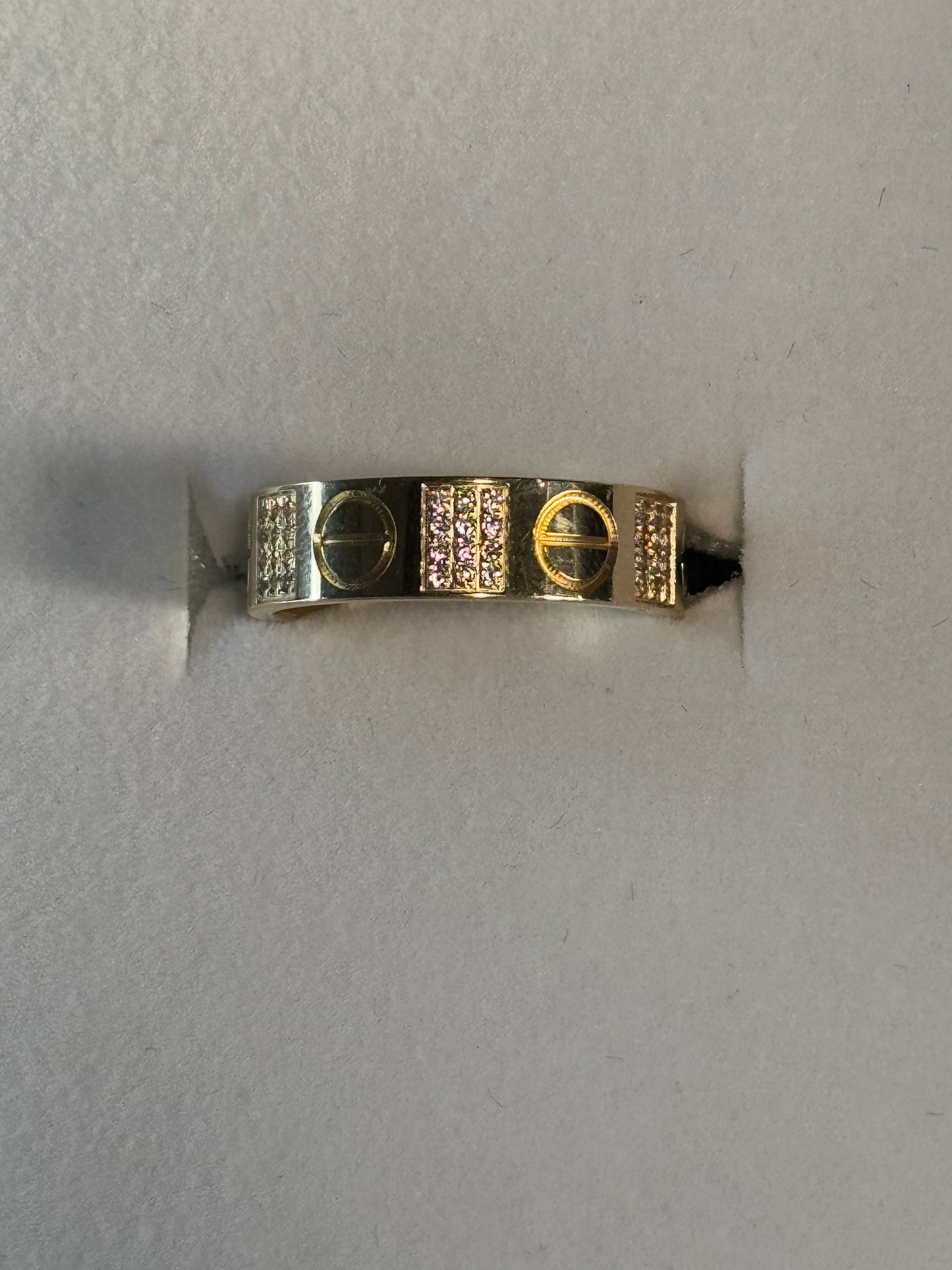 14k gold love ring for women size 5