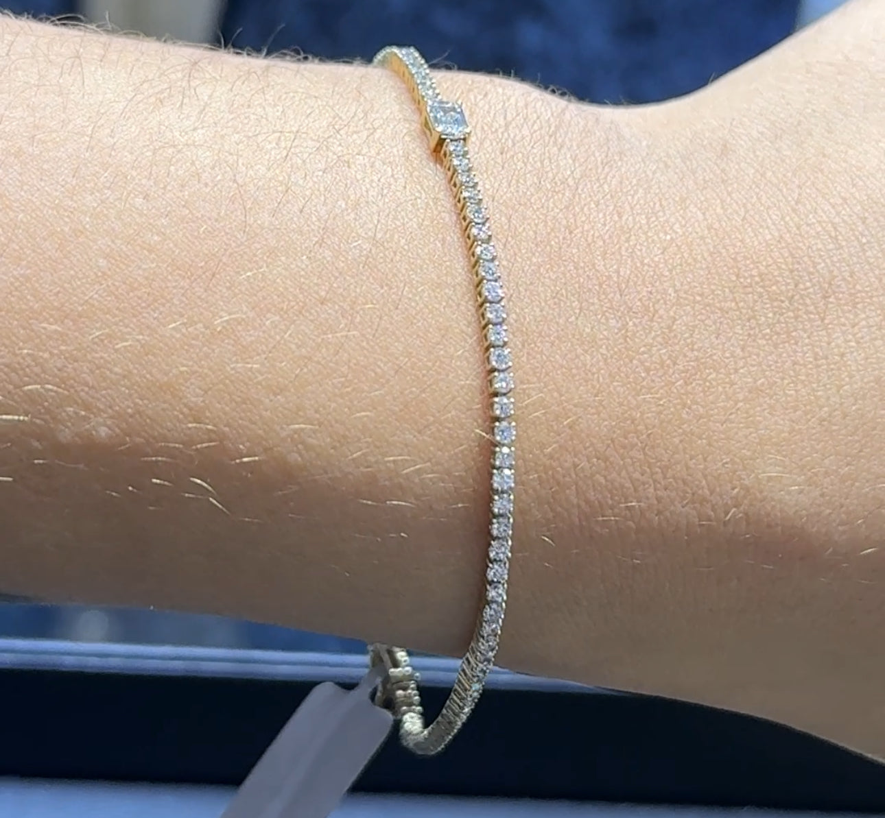 Diamond & 14k white gold  Bracelet for Women – Sparkling Elegance