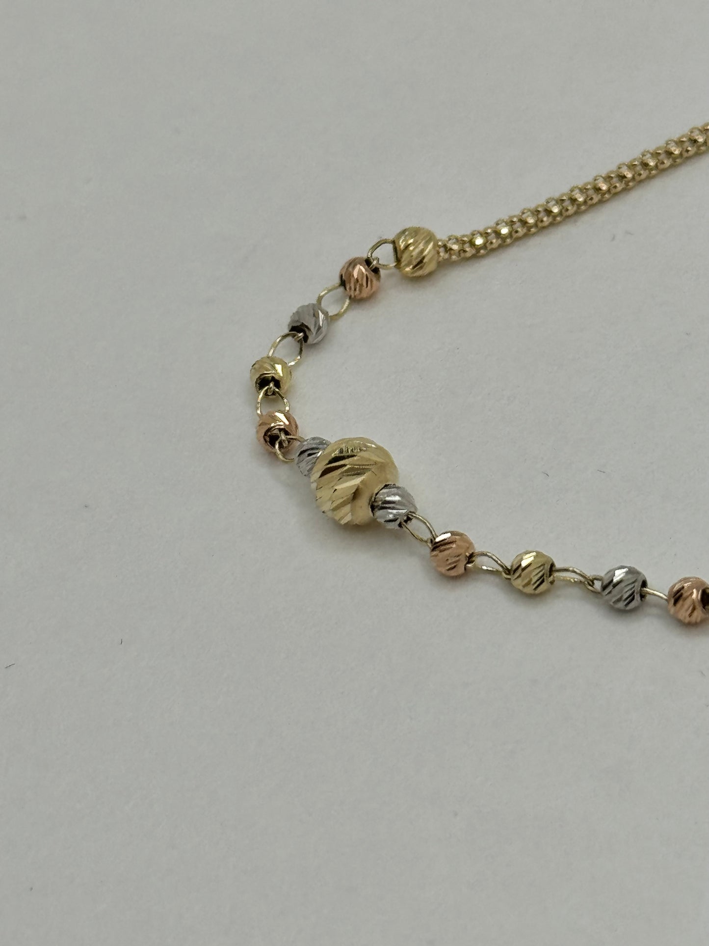 14k gold Bead Bracelet For Women