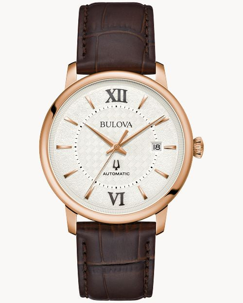 Bulova classic 97B225 Leather strap watch for Men