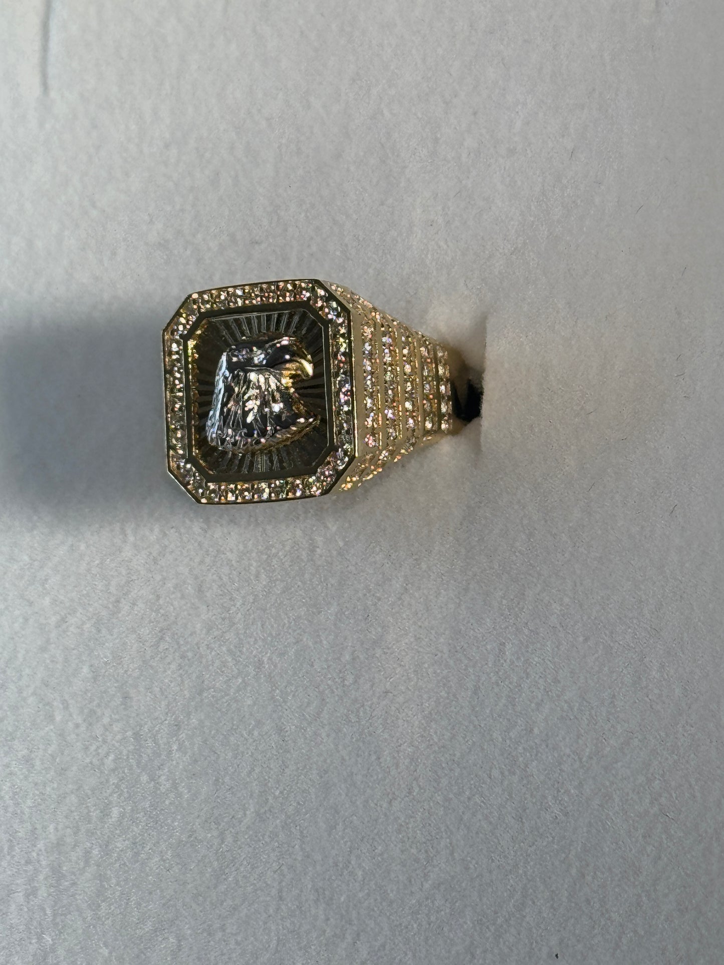 14K Gold Eagle 🦅 ring for men size 8.5