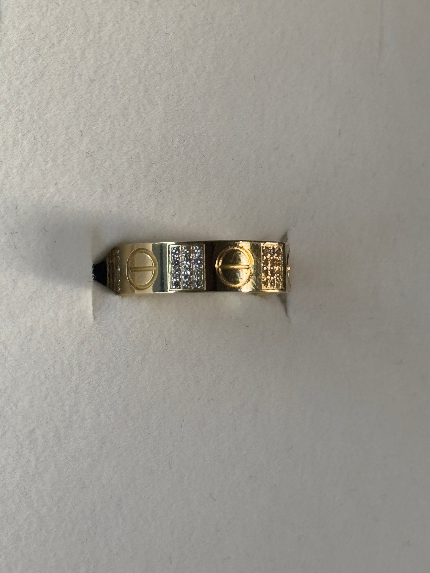 14k gold love ring for women size 5