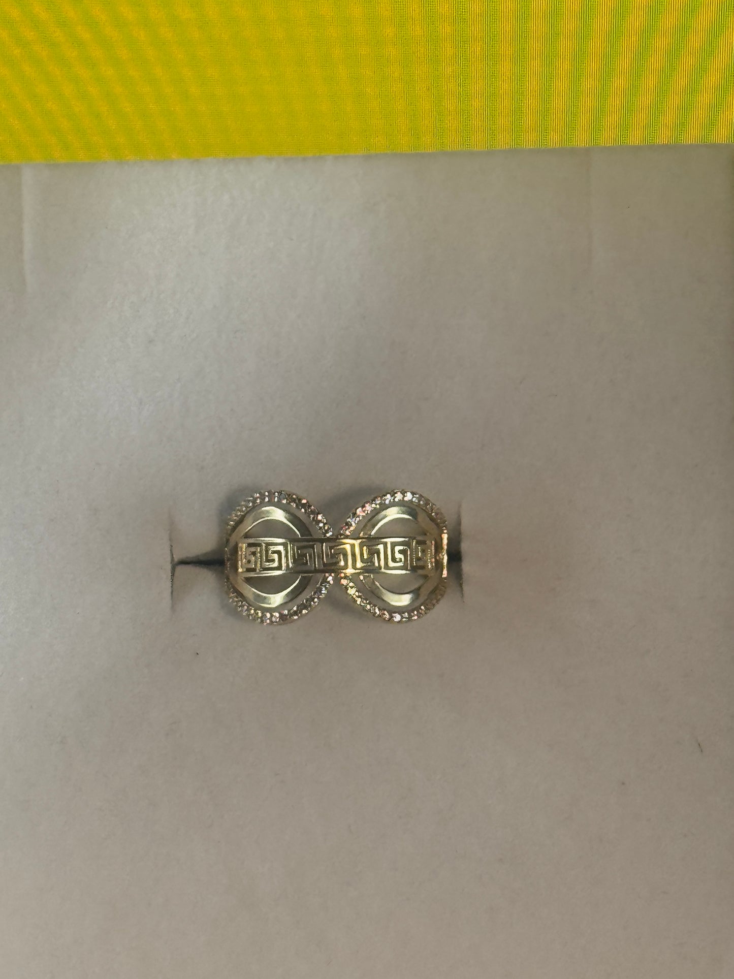 14K Gold Infinity Ring for women