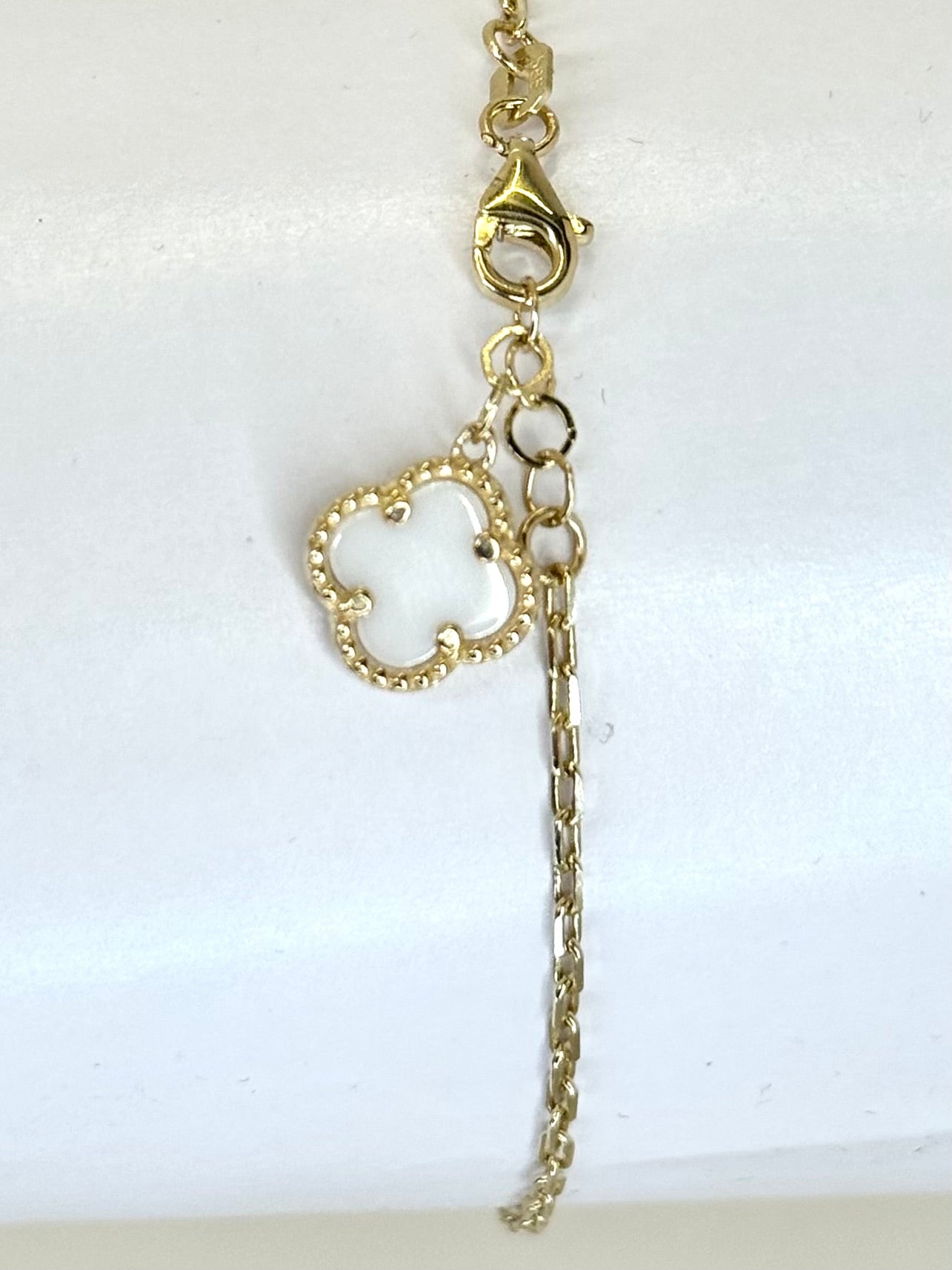 14k good Clover bracelet for women