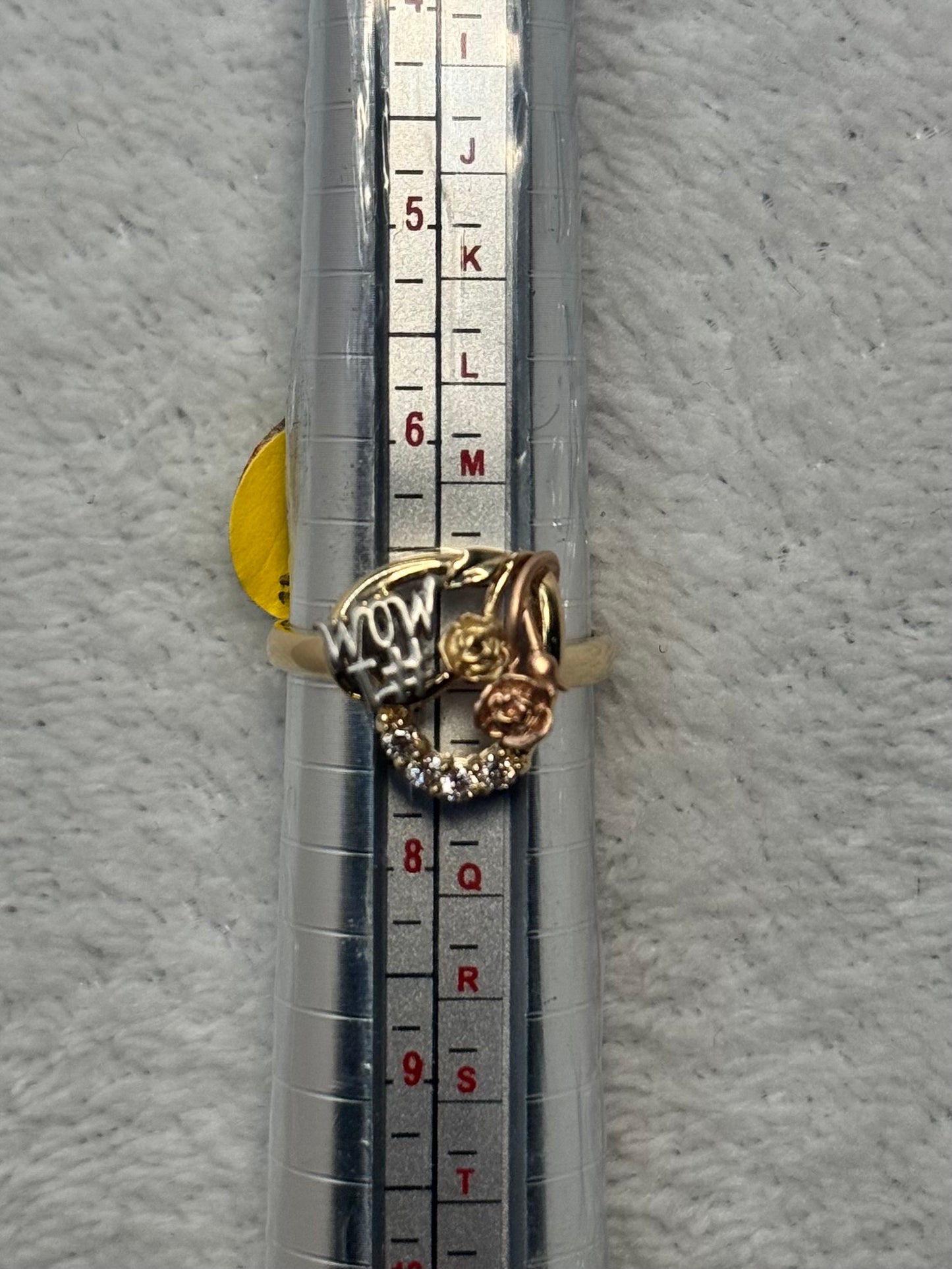 14k gold #1 Mom Ring