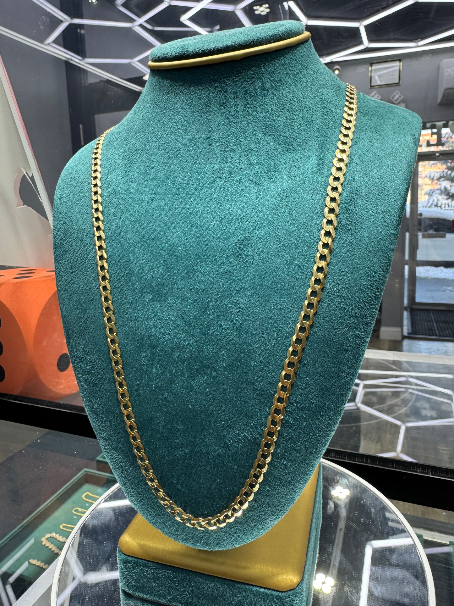 💎 14K Gold Curb Link Chain – Like New Condition 💎