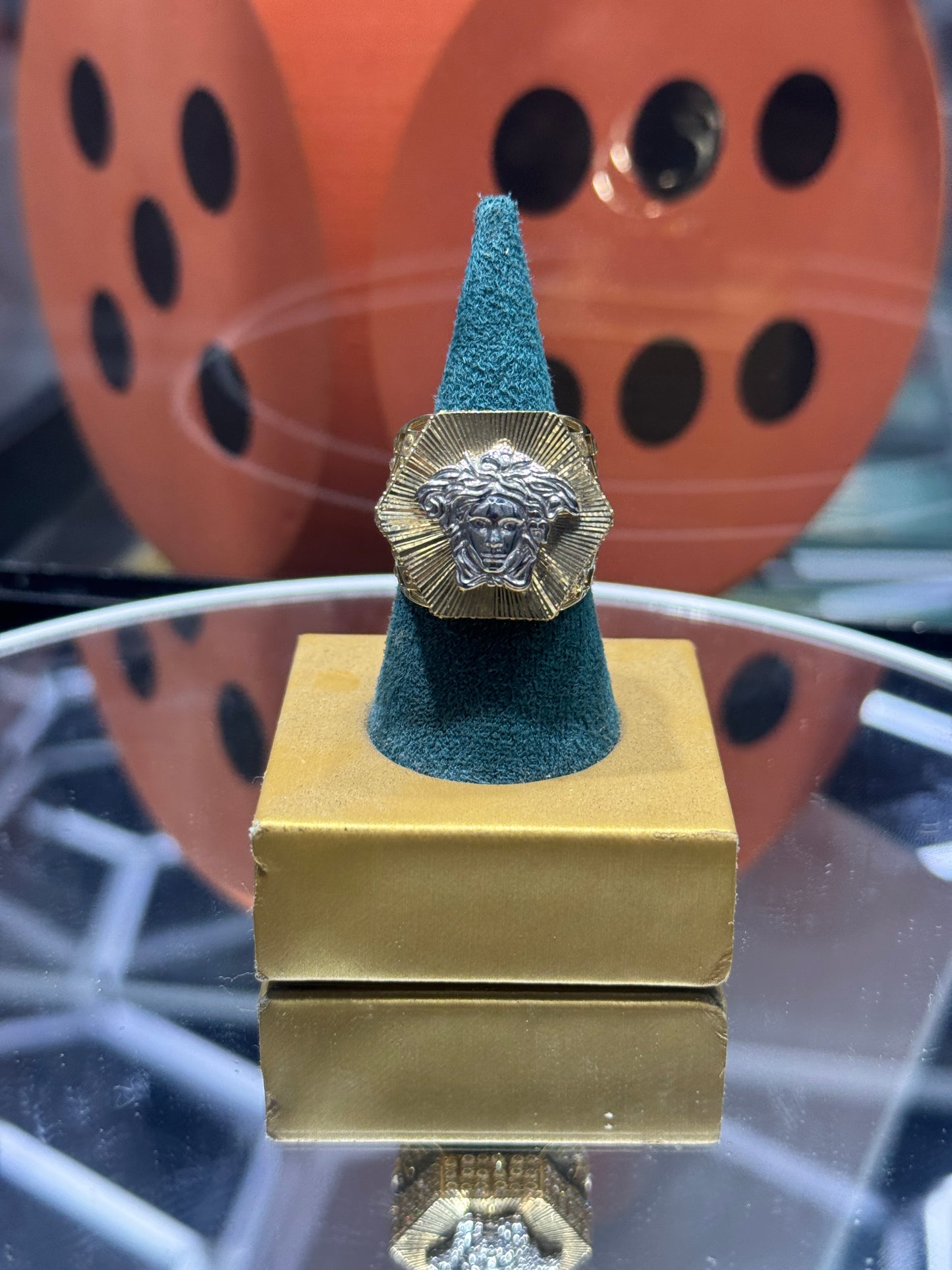 14K Gold Medusa Ring for men size 10.5” – Bold Power & Timeless Style