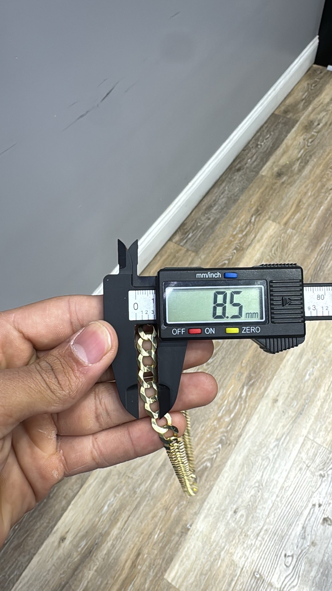 14K gold curb link chain 24” long for men