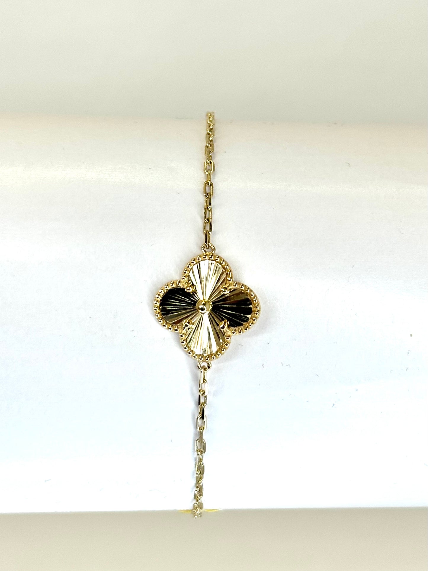 14k good Clover bracelet for women