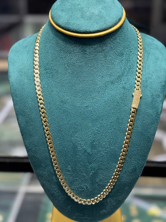 14K Gold 6.5mm Hollow Cuban Link – For Men, Lightweight Comfort