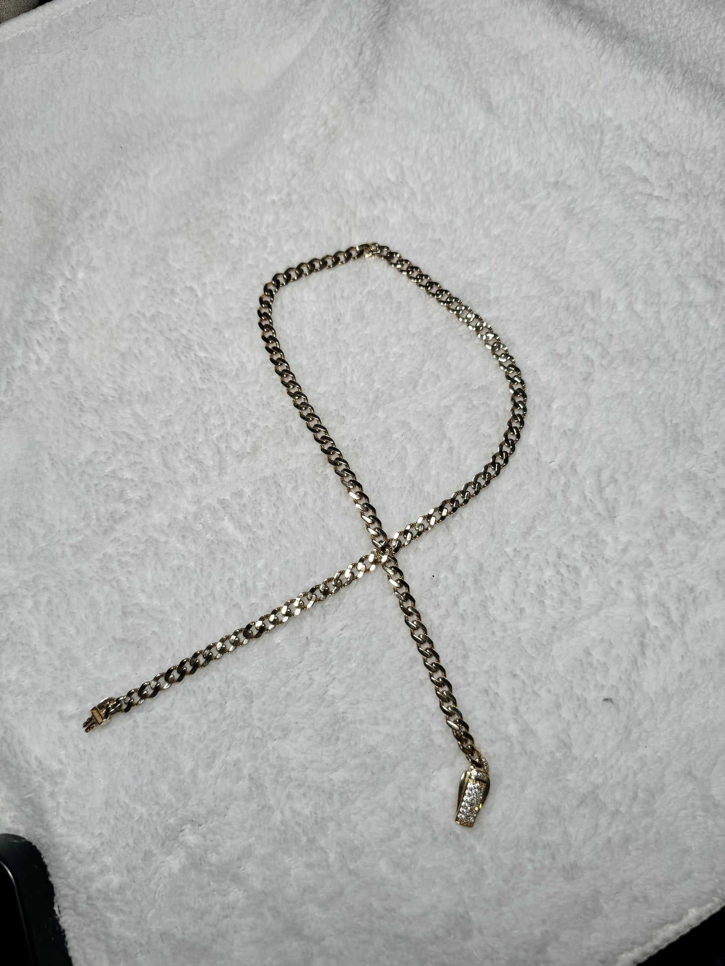 14k gold necklace Chain semi solid chain 18” inch for men