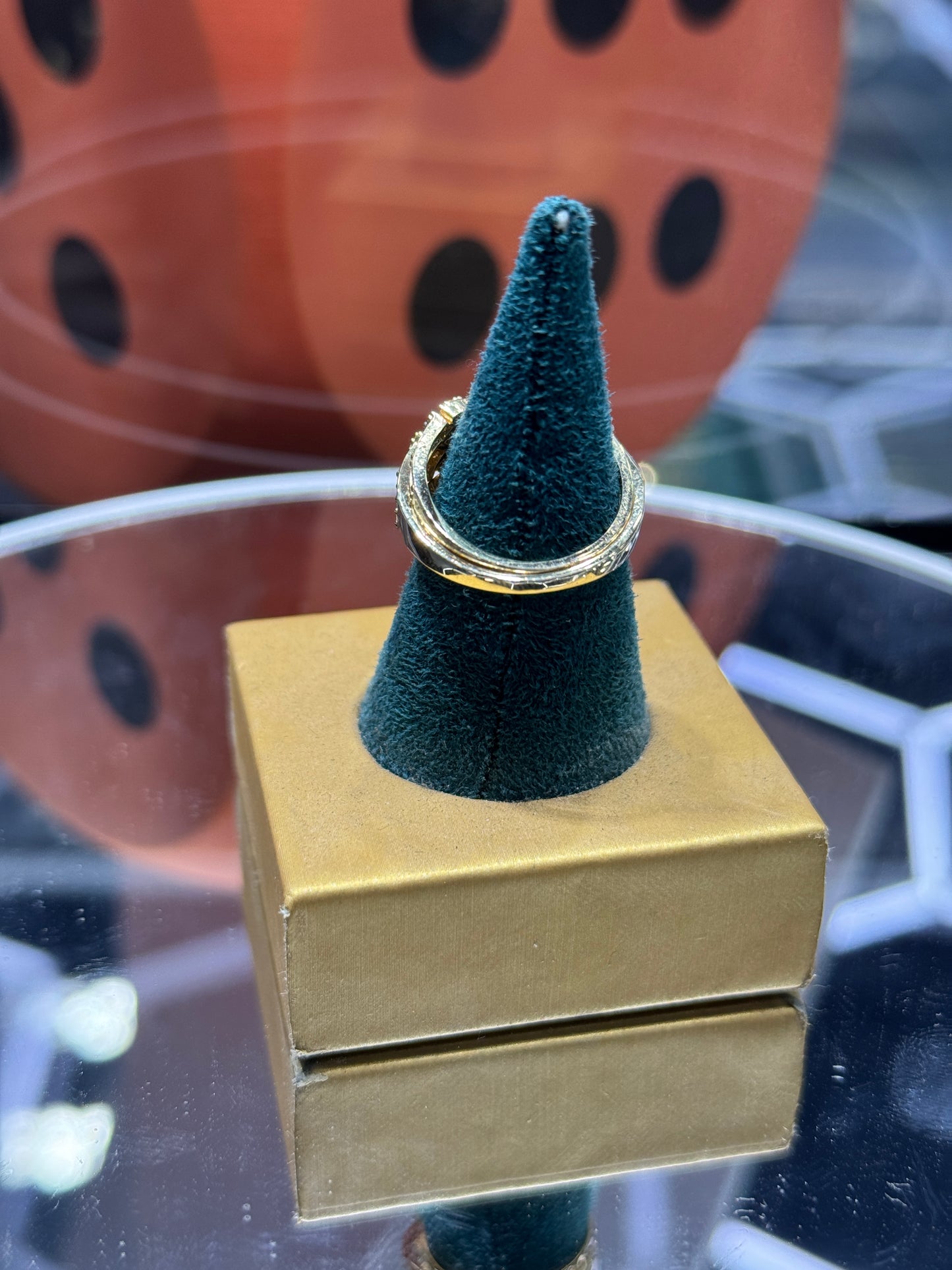 Trio ZC Wedding Ring Set  Love in 14K Gold