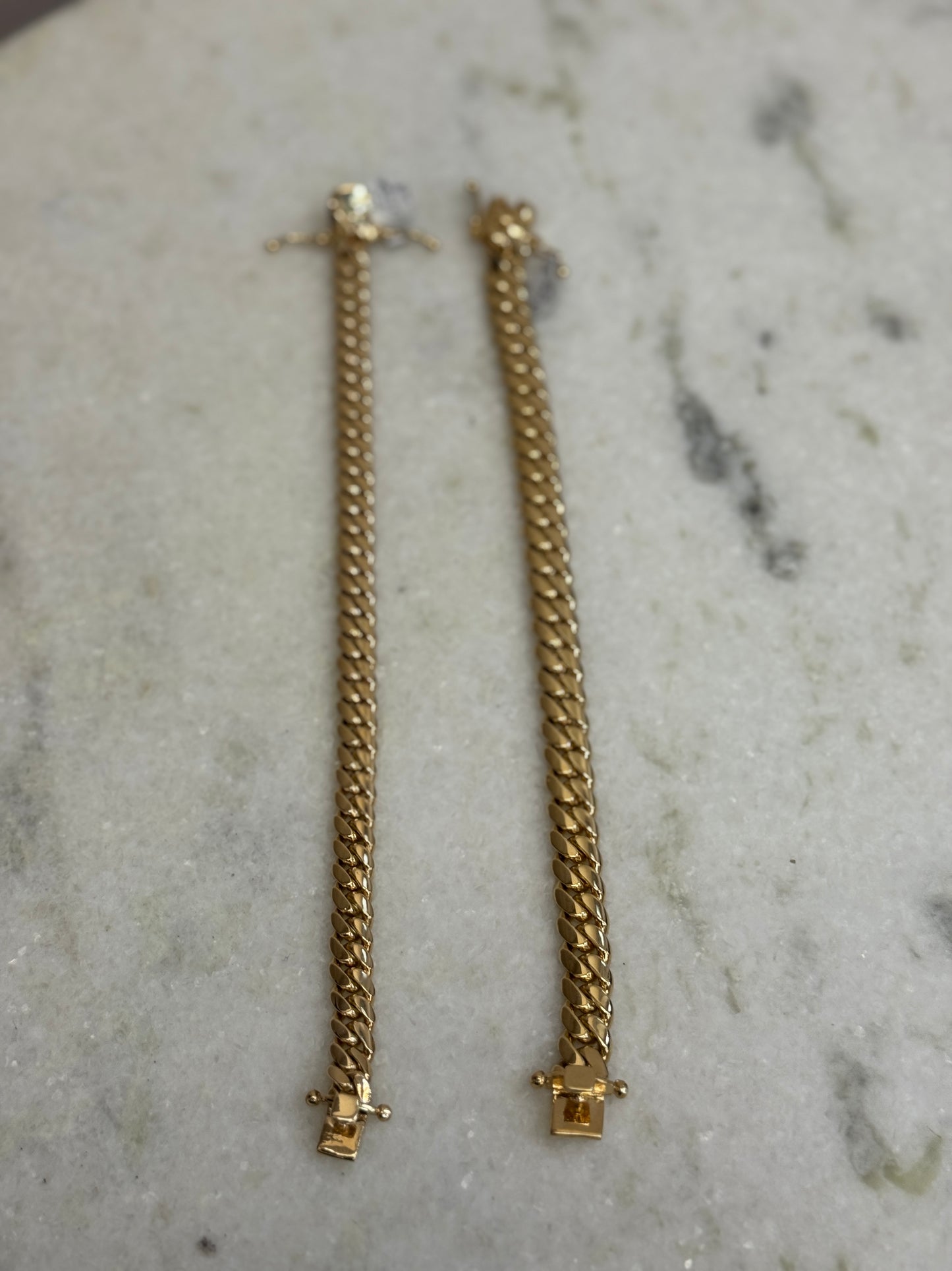 14K Solid Gold Cuban Link Bracelet for Men – Power and prestige