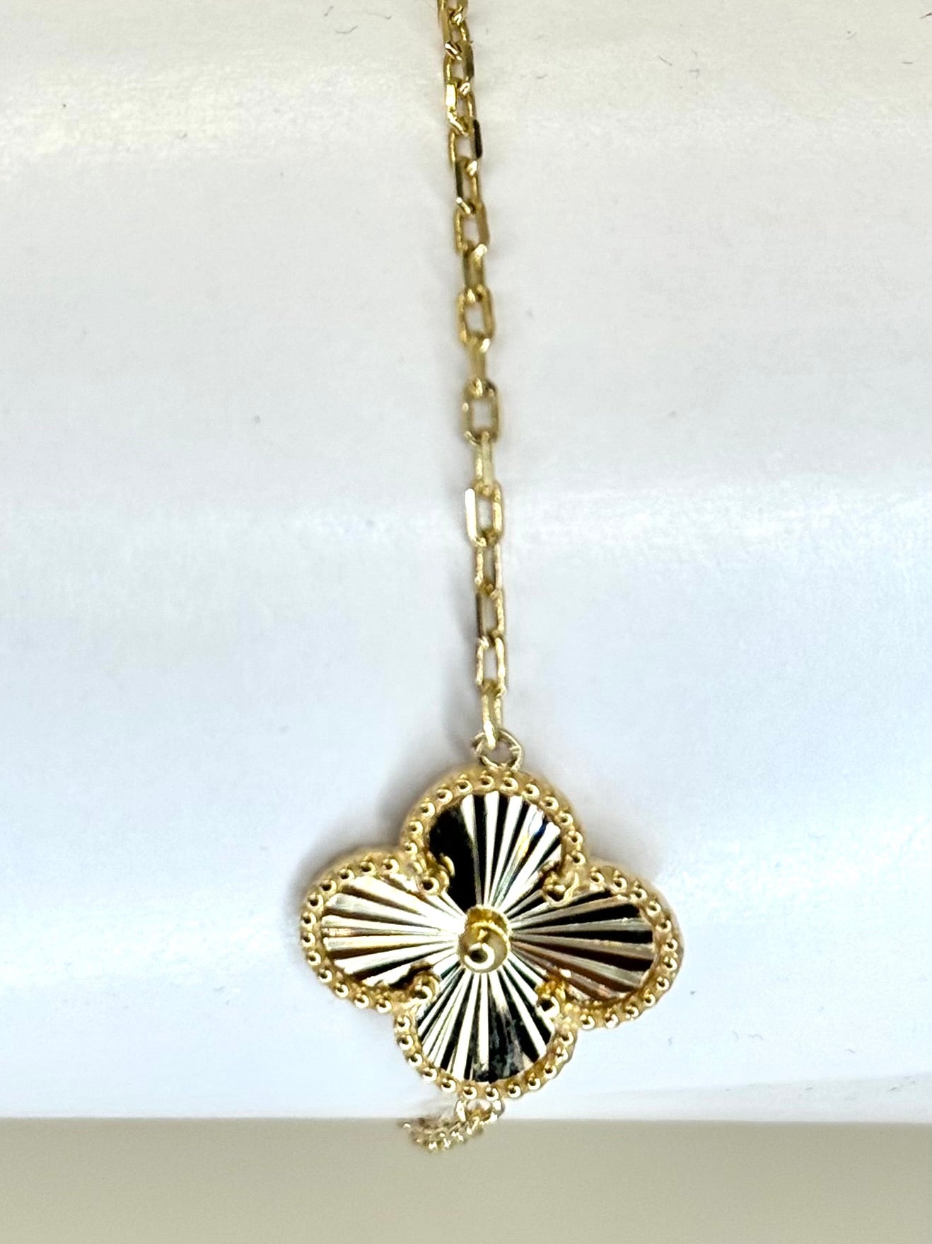 14k good Clover bracelet for women