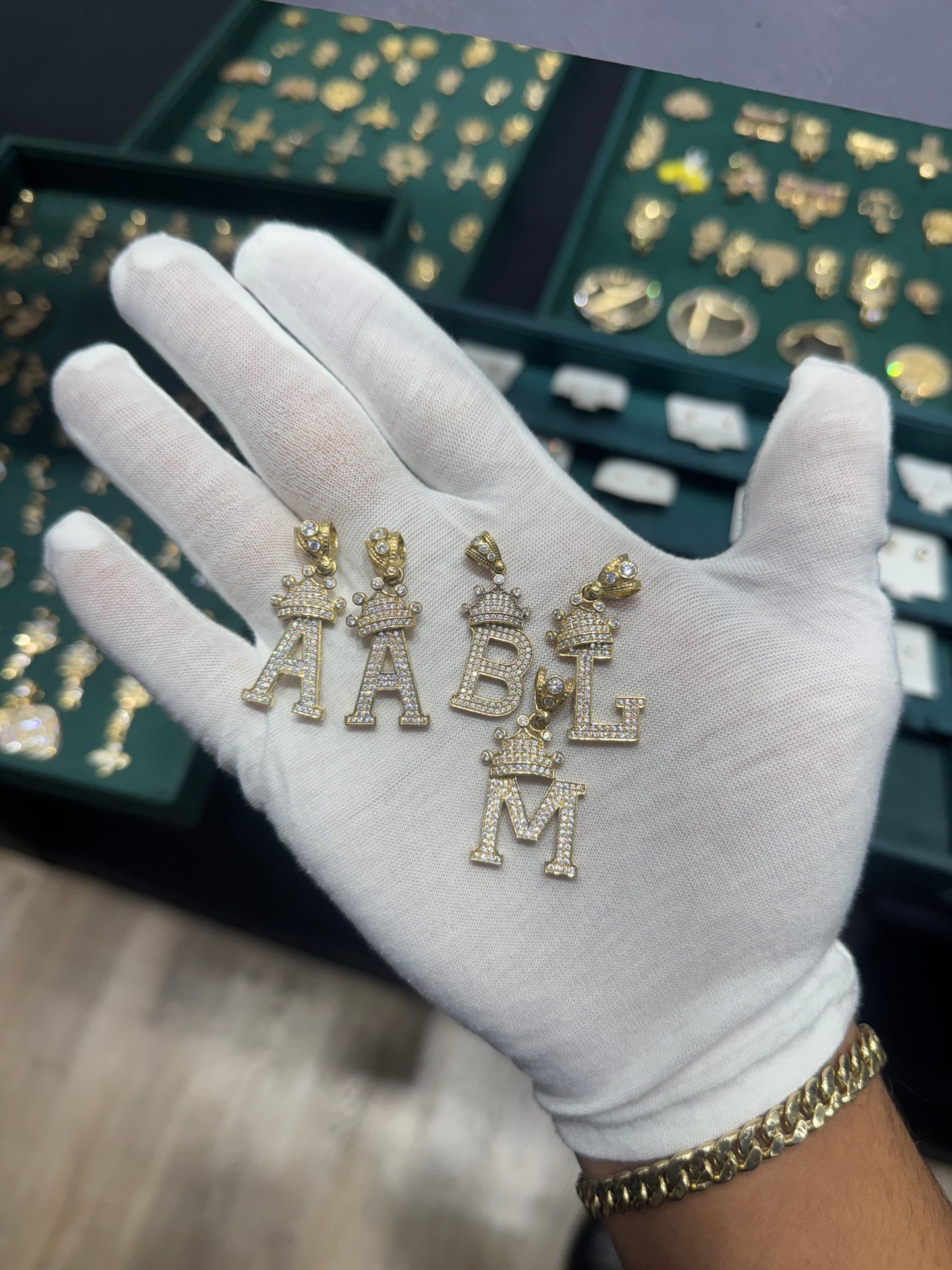 Medium letter pendants