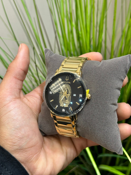 Bulova 97D134 – Black Guadalupe Diamond Dial Watch