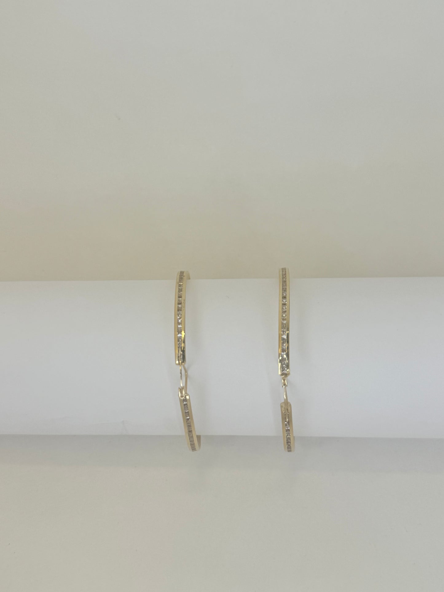 14K Gold Circle  Earrings